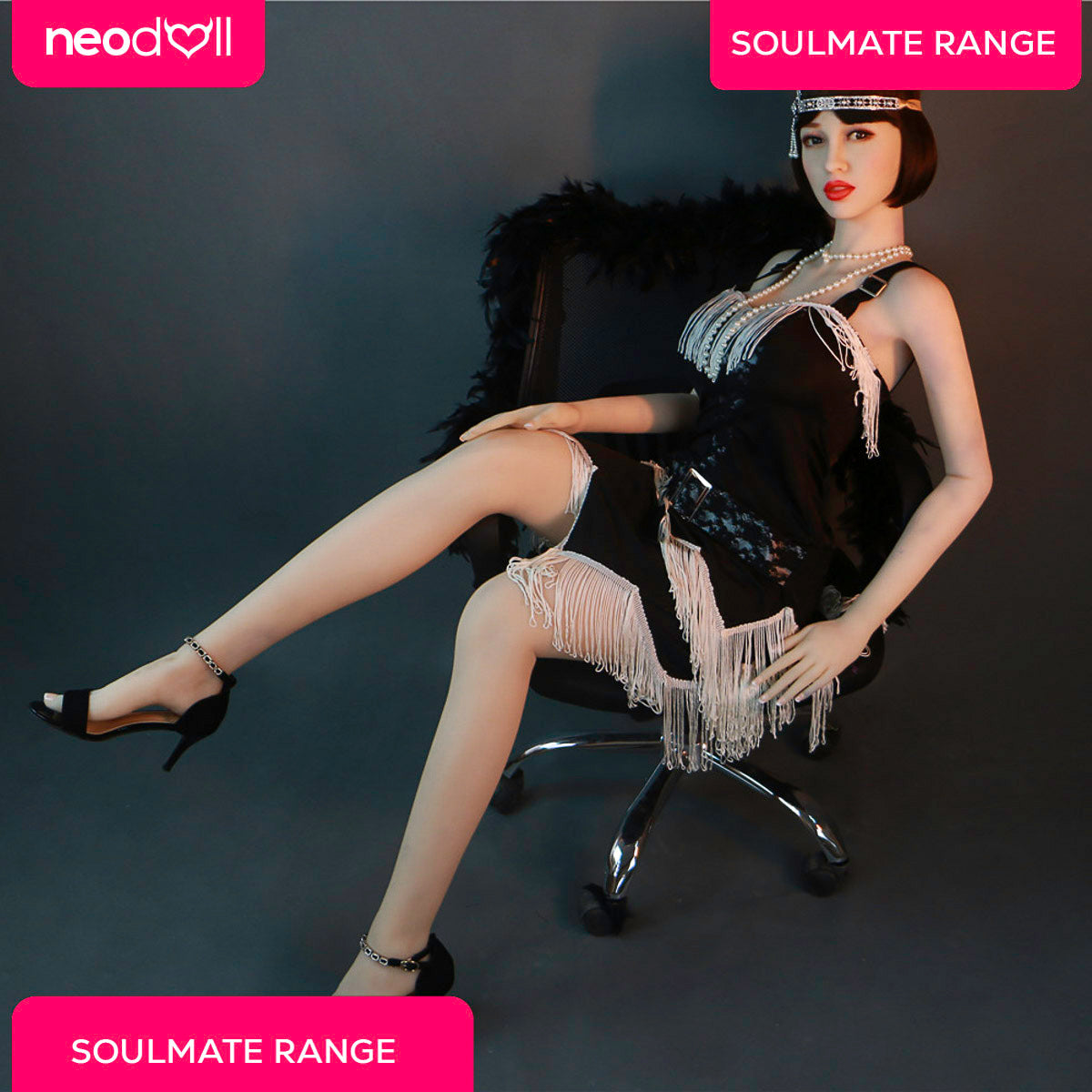 SoulMate - Arianna - Poupée de Sexe Réaliste - 163cm - Blanche