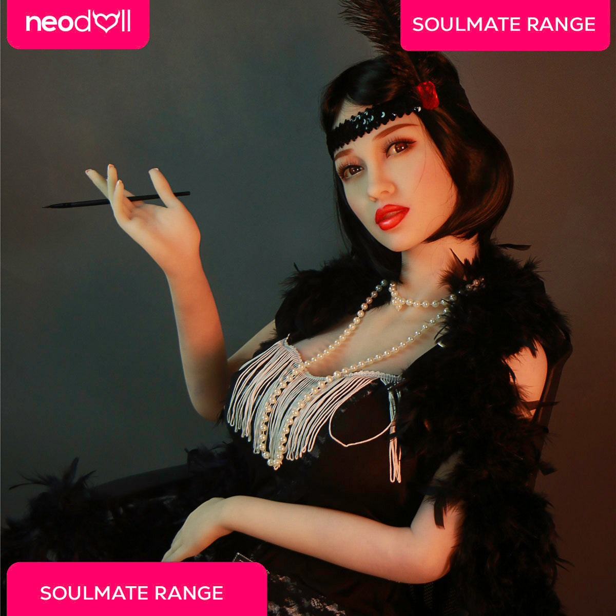 SoulMate - Arianna - Poupée de Sexe Réaliste - 163cm - Blanche