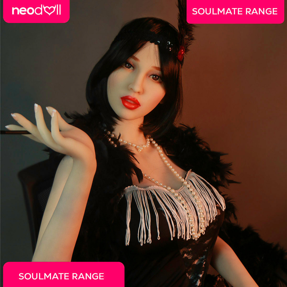 SoulMate - Arianna - Poupée de Sexe Réaliste - 163cm - Blanche