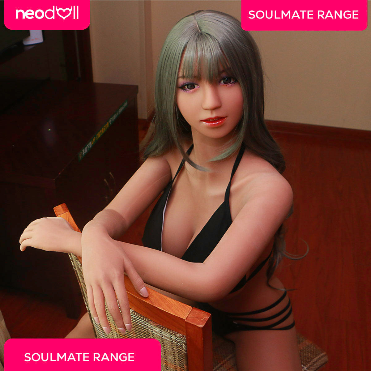 SoulMate - Hailey - Poupée de Sexe Réaliste - 163cm - Brun Clair