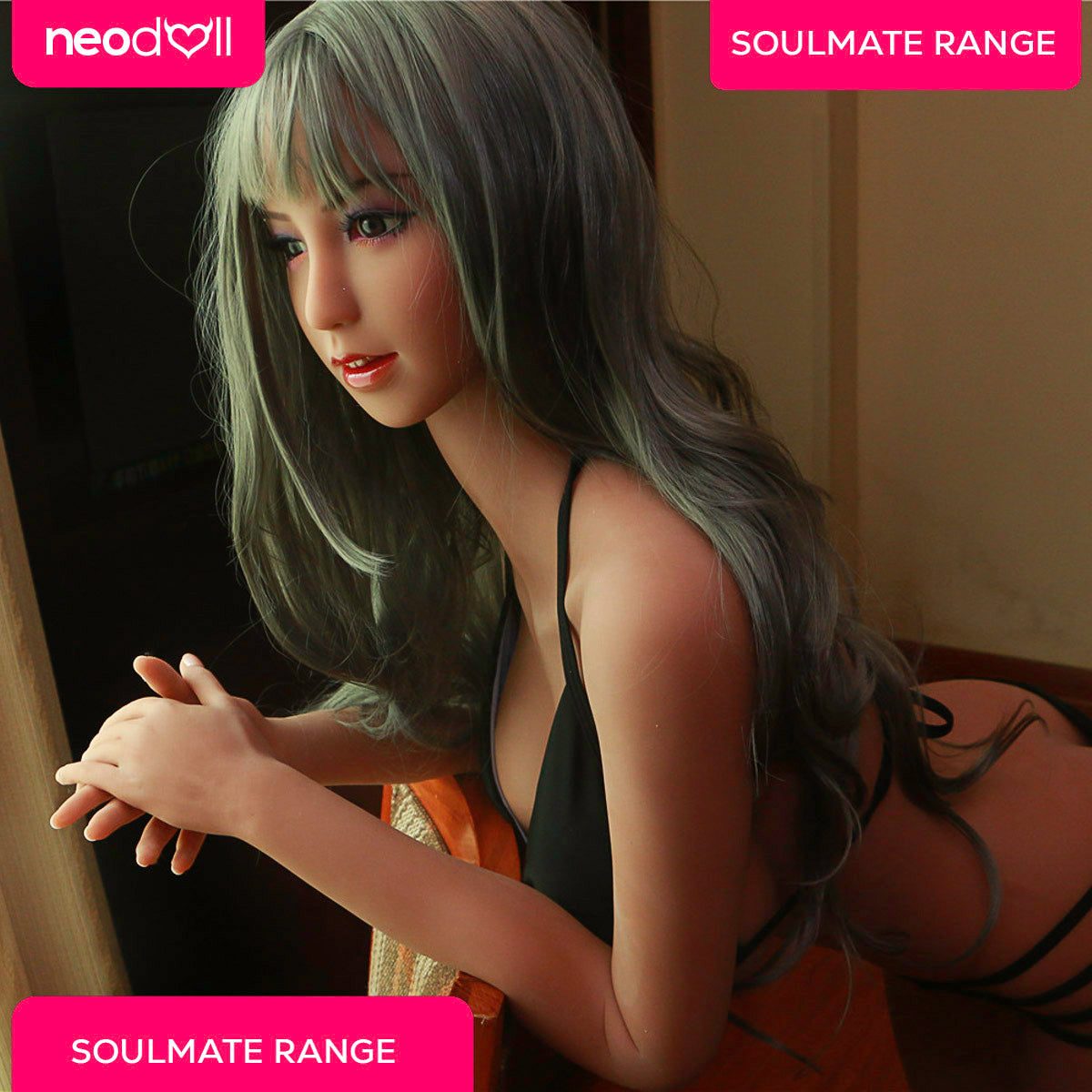 SoulMate - Hailey - Poupée de Sexe Réaliste - 163cm - Brun Clair