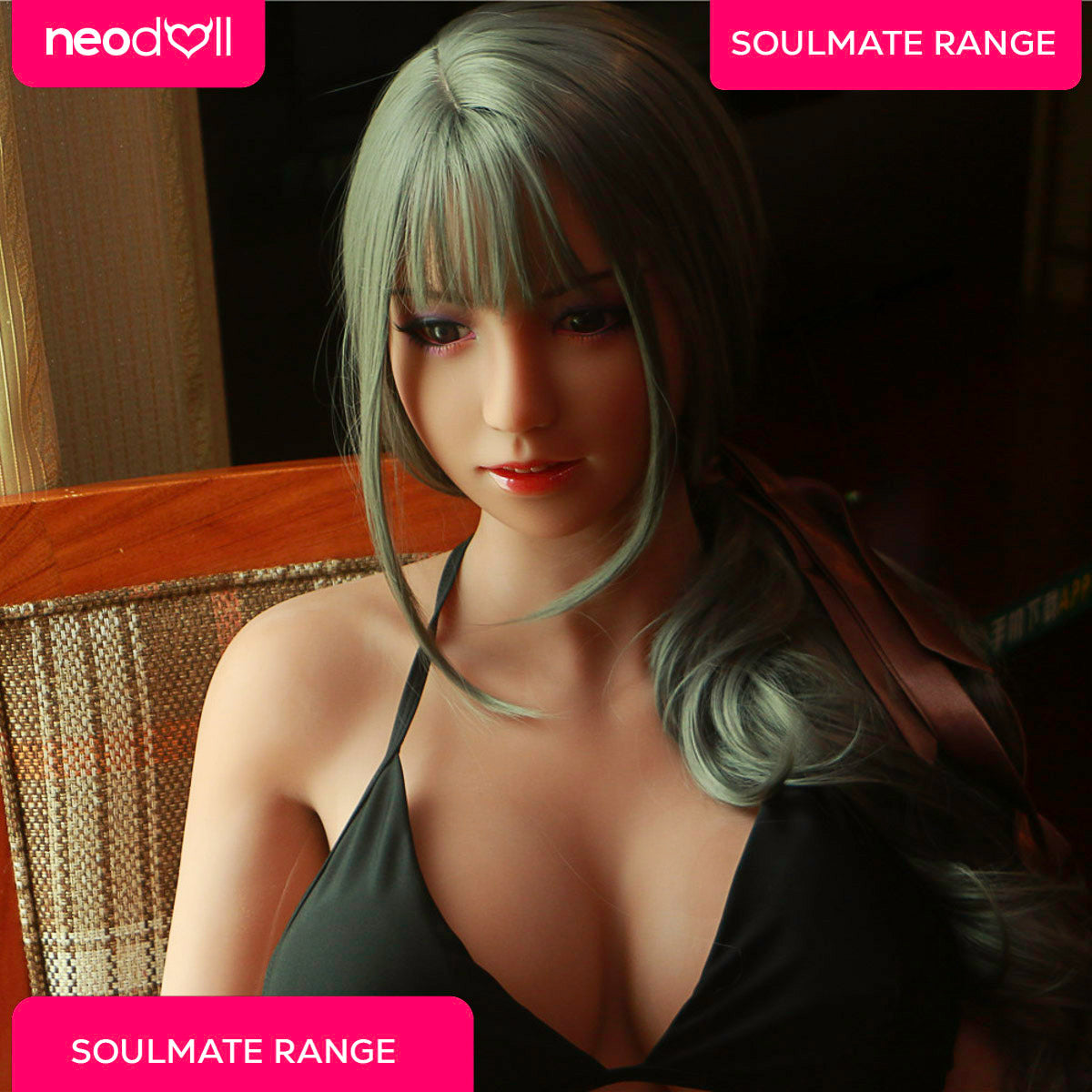 SoulMate - Hailey - Poupée de Sexe Réaliste - 163cm - Brun Clair