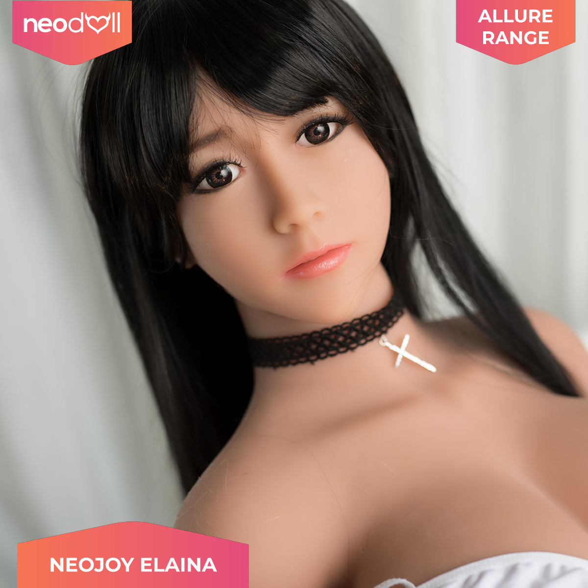 Neodoll Allure Elaina - Poupée de Sexe Réaliste - 150cm - Bronzer