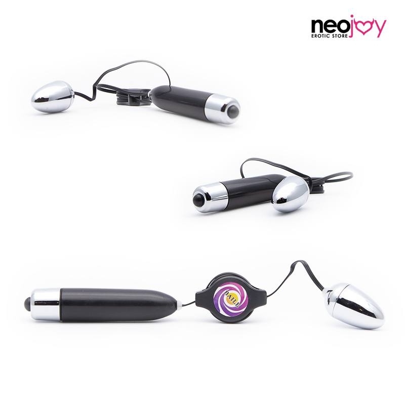 Neojoy Petit Gode - Vibromasseur à distance - Stimulation clitoridienne, anale et vaginale - Jouet sexuel pour adultes avec fil à ressort video