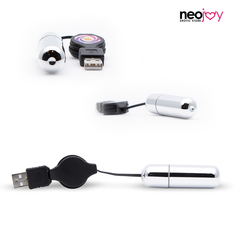 Neojoy Controlled Bullet - Vibromasseur Bullet avec prise USB - Jouet Clitoridien Anal Vaginal video