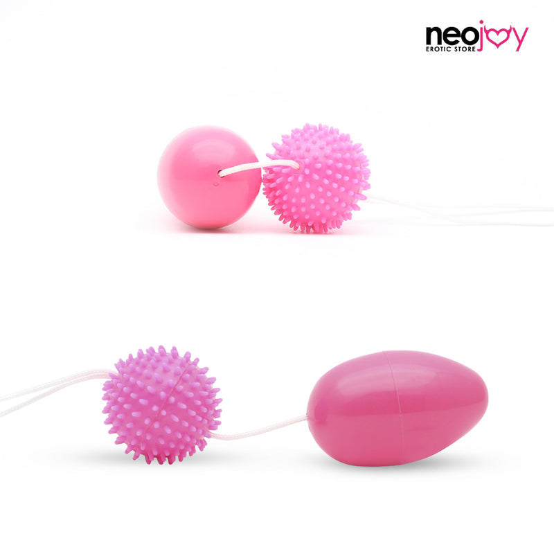 Boules de Geisha Kegel Drop de Neojoy pour l'entraînement pelvien - Jouet de poids d'exercice video