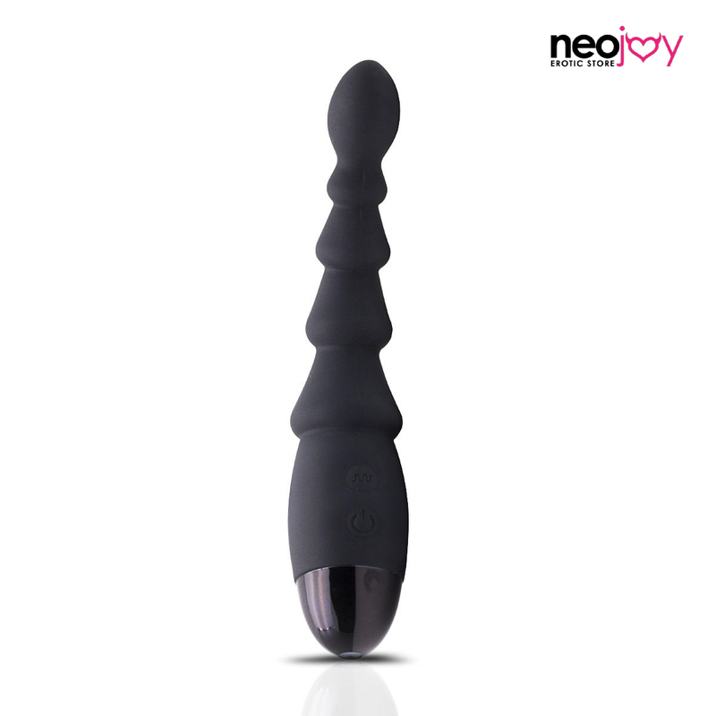 Neojoy 10- Vitesse de Vibration Gode Slim à Perles en Silicone - Rechargeable video
