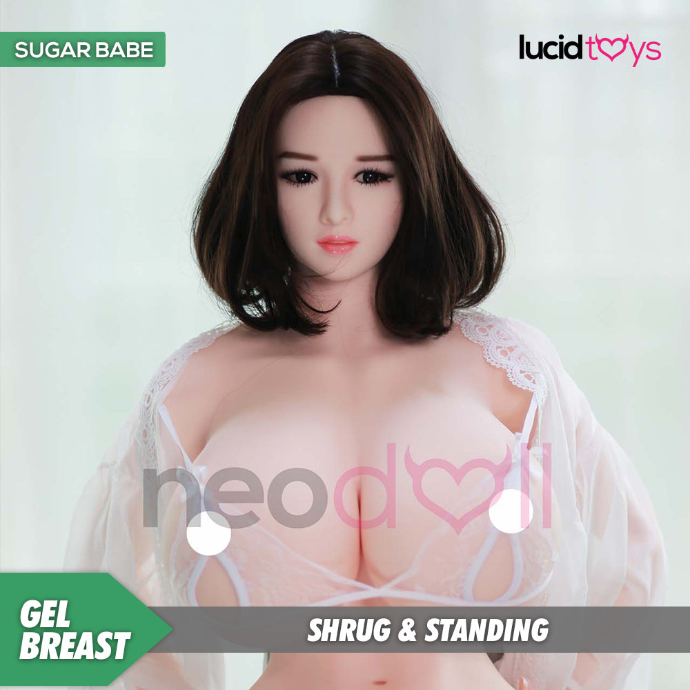 Neodoll Sugar Babe - Anxi - Poupée de Sexe Réaliste - 159cm - Gel Sein - Utérus - Blanche