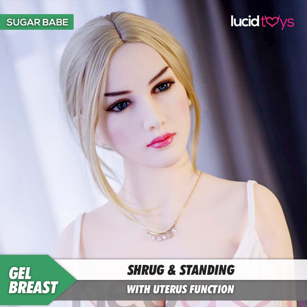 Neodoll Sugar Babe - Leyla - Poupée de Sexe Réaliste - Gel Sein - Utérus - 163cm - Blanche