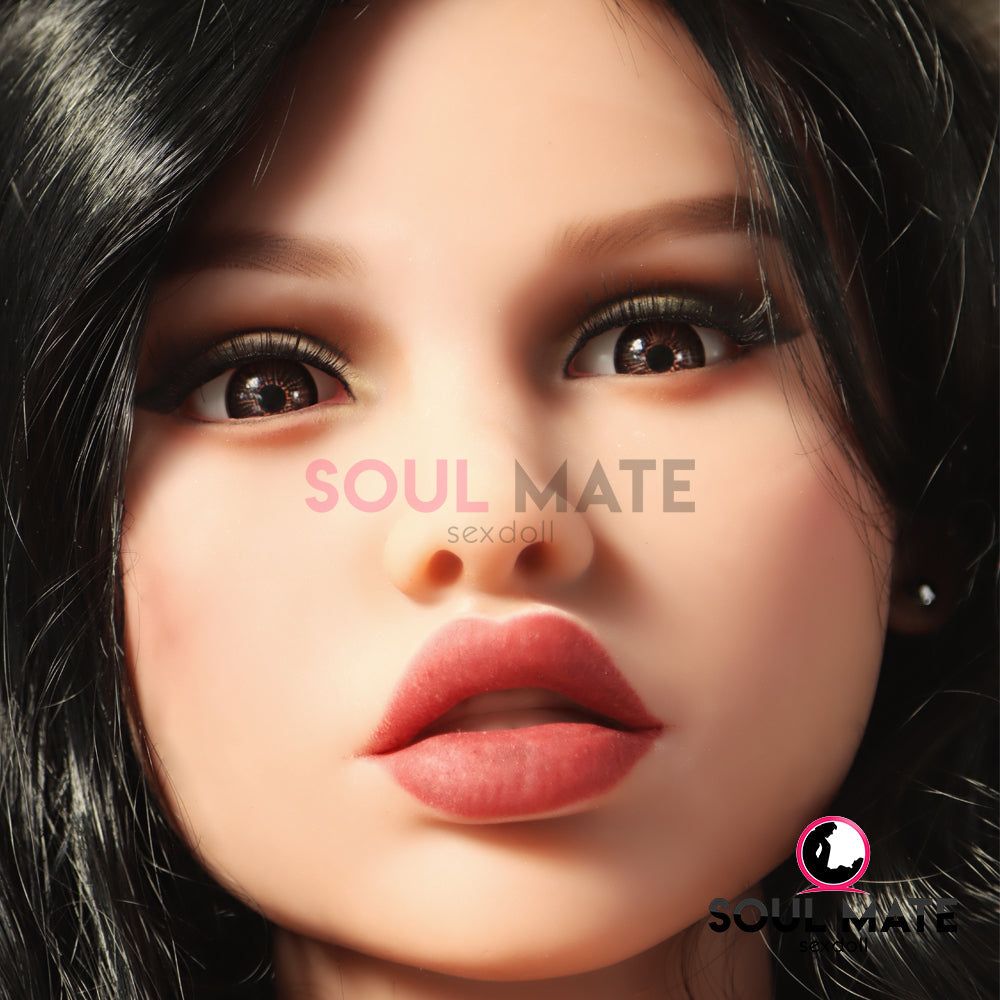 SoulMate Dolls - Sienna Tête avec Torse de Poupée Sexuelle - Brun Clair