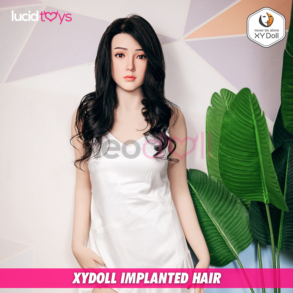 XYDoll - Xia - Poupée de Sexe Hybride en TPE Silicone - 168cm - Cheveux Implémentés - Naturel