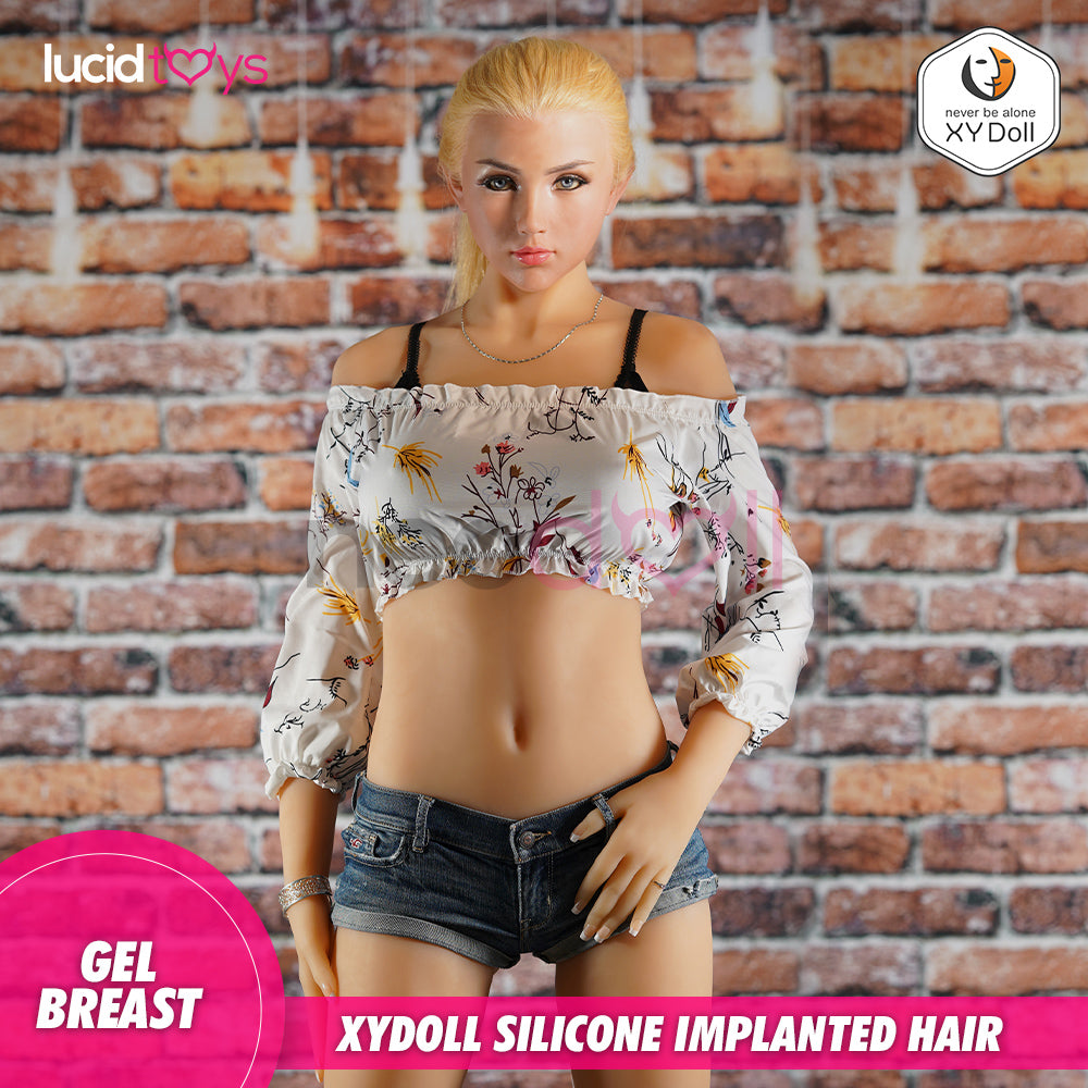 XYDoll - Misa - Poupée de Sexe Hybride en TPE Silicone - 170cm - Cheveux Implémentés - Gel Sein - Naturel