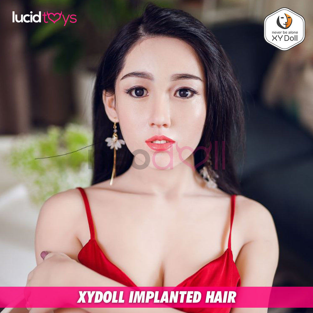 XYDoll - Julia - Poupée de Sexe Hybride en TPE Silicone - 168cm - Cheveux Implémentés - Naturel