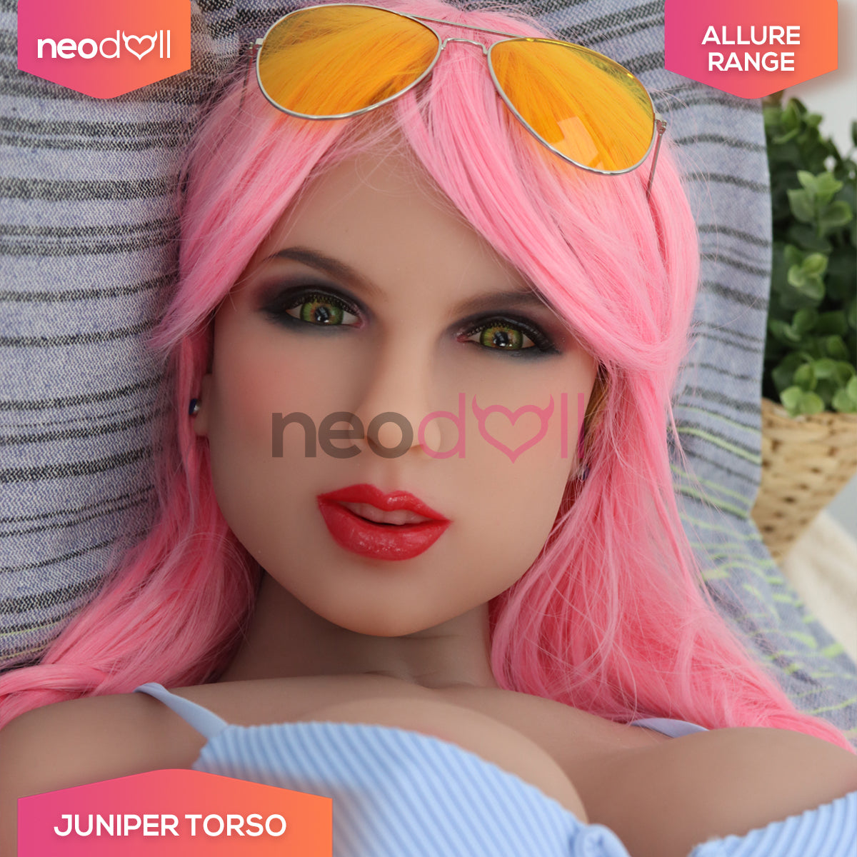 Allure Torse de Poupée Sexuelle - Juniper Tête & Torse - Bronzer