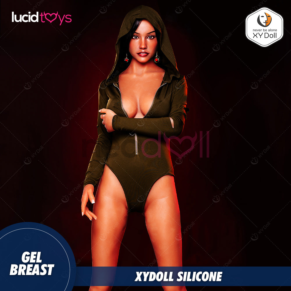 XYDoll - Alma - Poupée de Sexe Hybride en TPE Silicone - 170cm - Gel Sein - Bronzer
