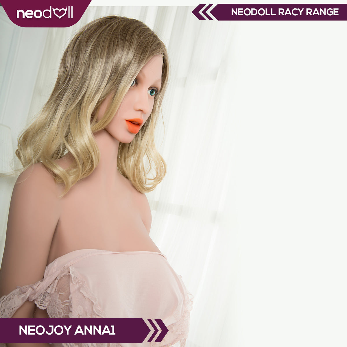 Neodoll Racy Anna - Poupée de Sexe Réaliste - 160cm - Brun