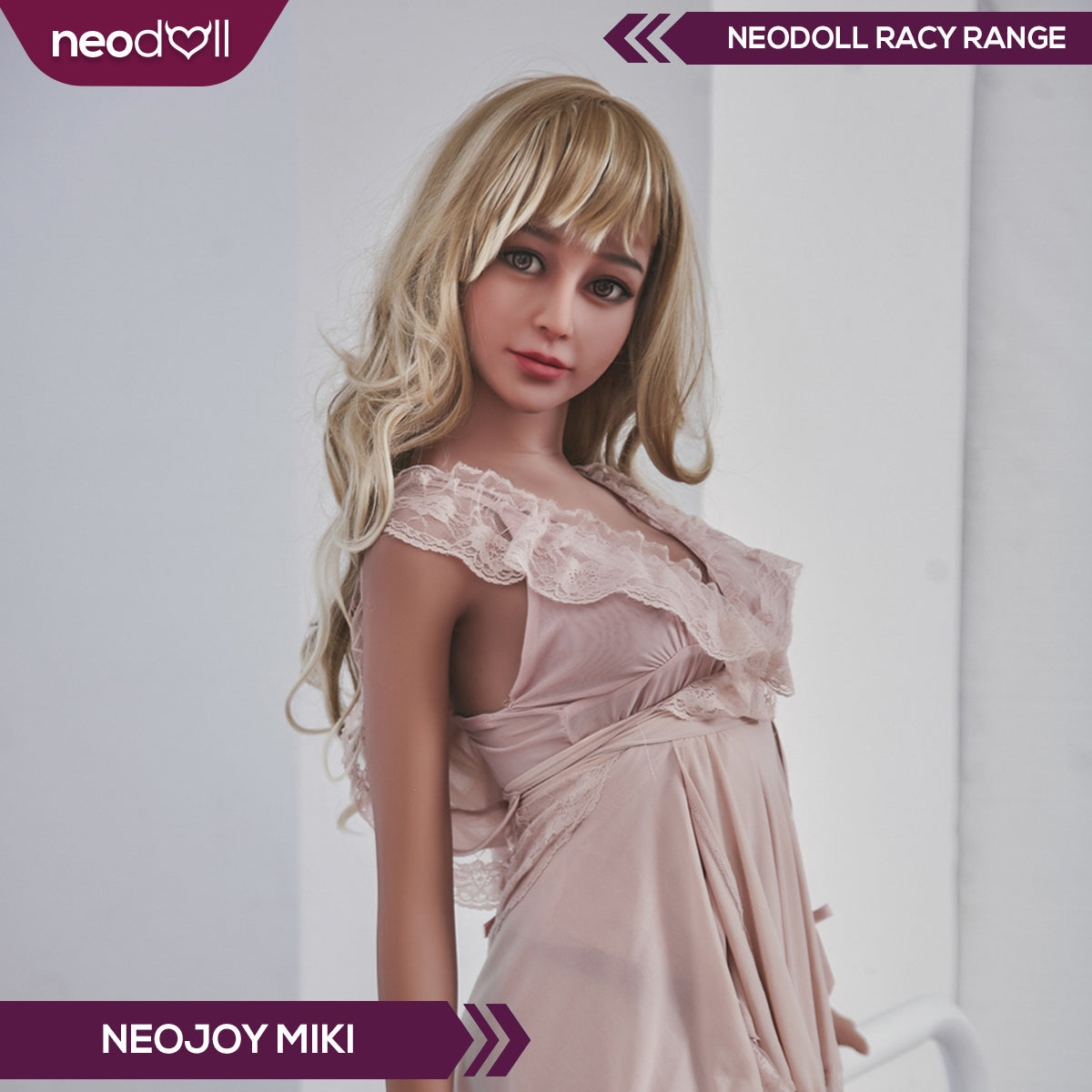 Neodoll Racy Mikaela - Poupée de Sexe Réaliste - 155cm - Brun