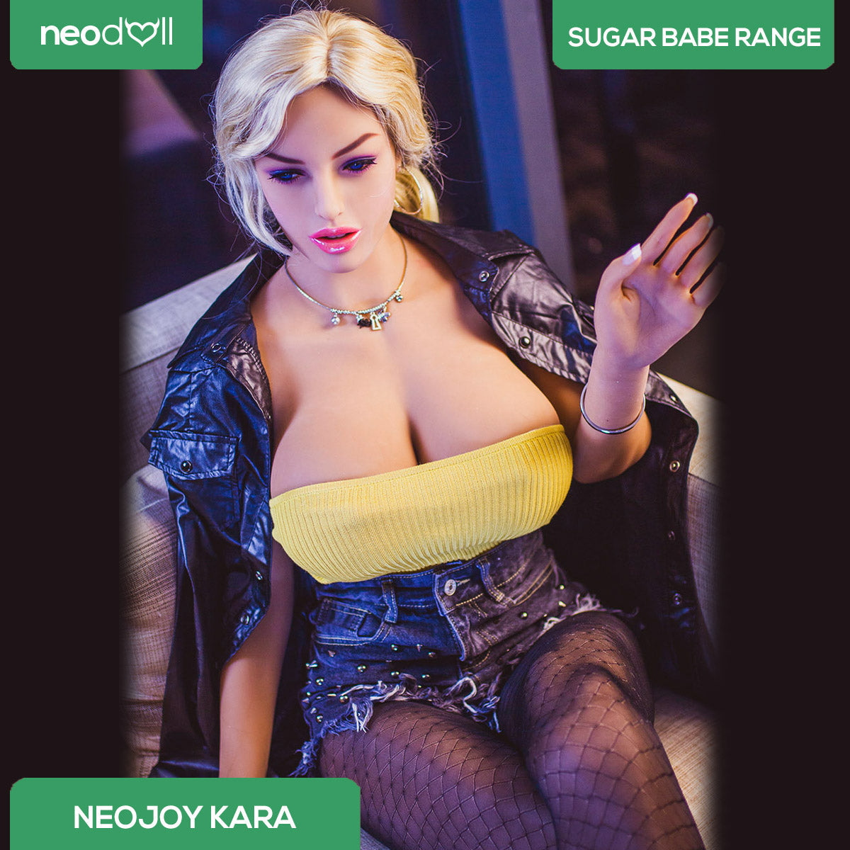 Neodoll Sugar Babe - Kara - Poupée de Sexe Réaliste - 166cm - Gel Sein - Utérus - Bronzer