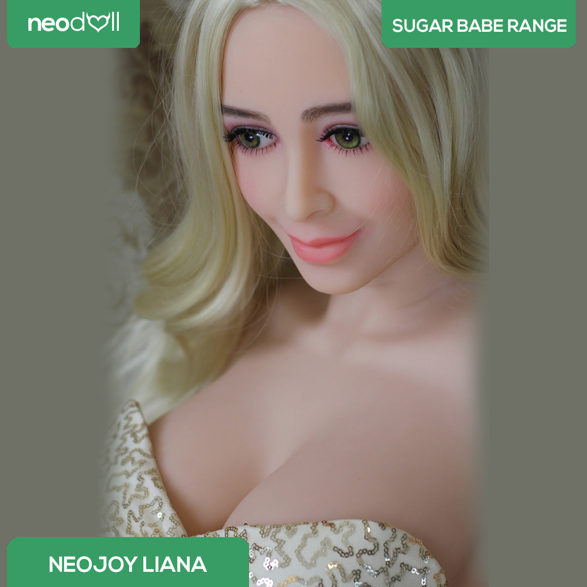 Neodoll Sugar babe - Liana - Poupée de Sexe Réaliste - 165cm - Gel Sein - Naturel