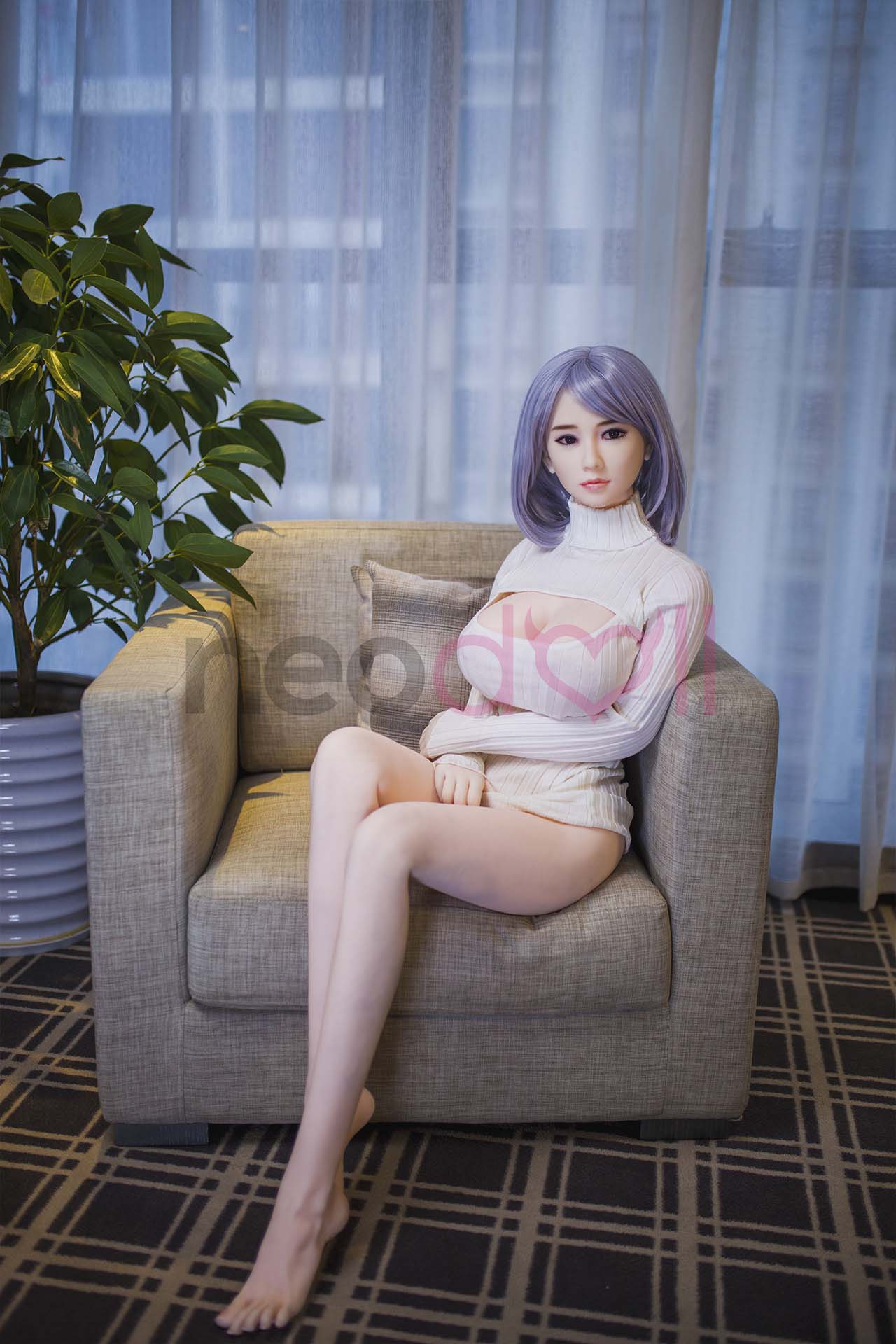 Neodoll Sugar Babe - Yukari - Poupée de Sexe Réaliste - 160cm - Gel Sein - Utérus - Blanche