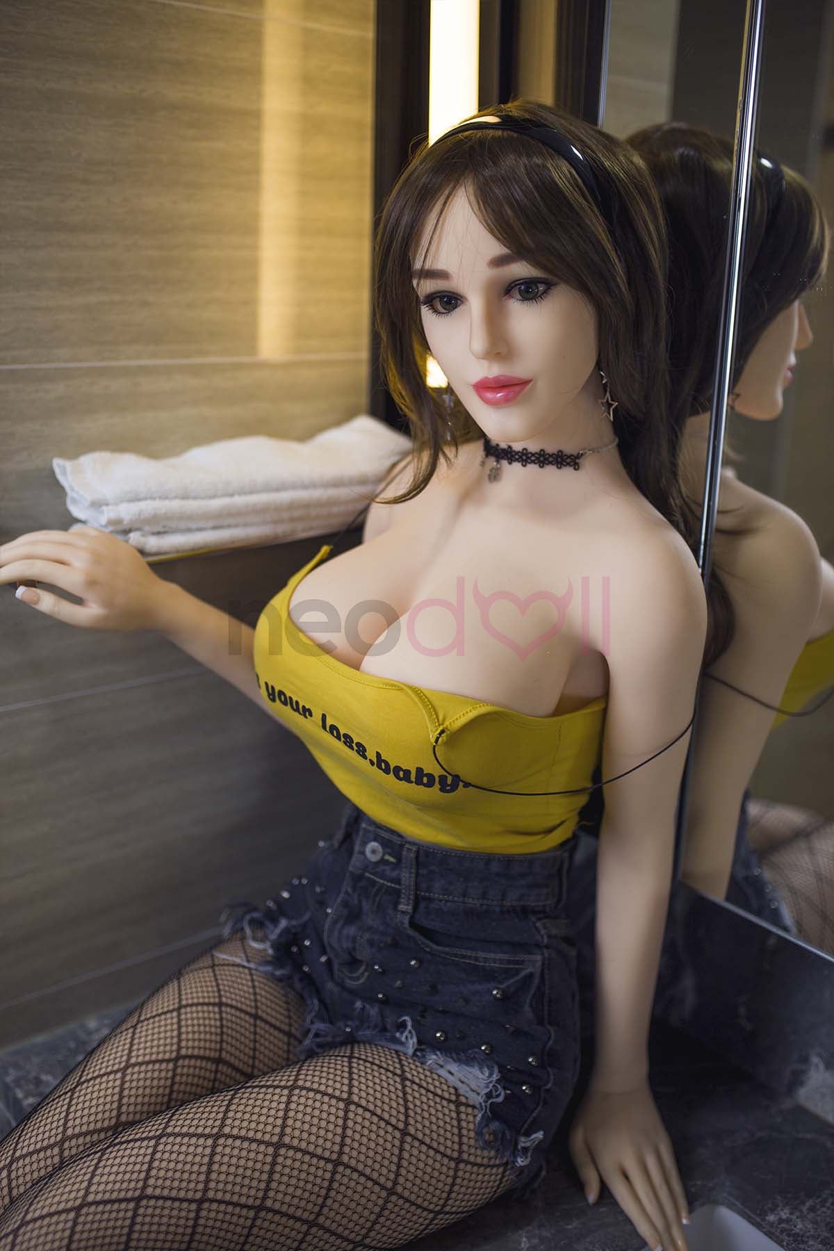 Neodoll Sugar Babe - Gertrude - Poupée de Sexe Réaliste - 170cm - Gel Sein - Utérus - Naturel