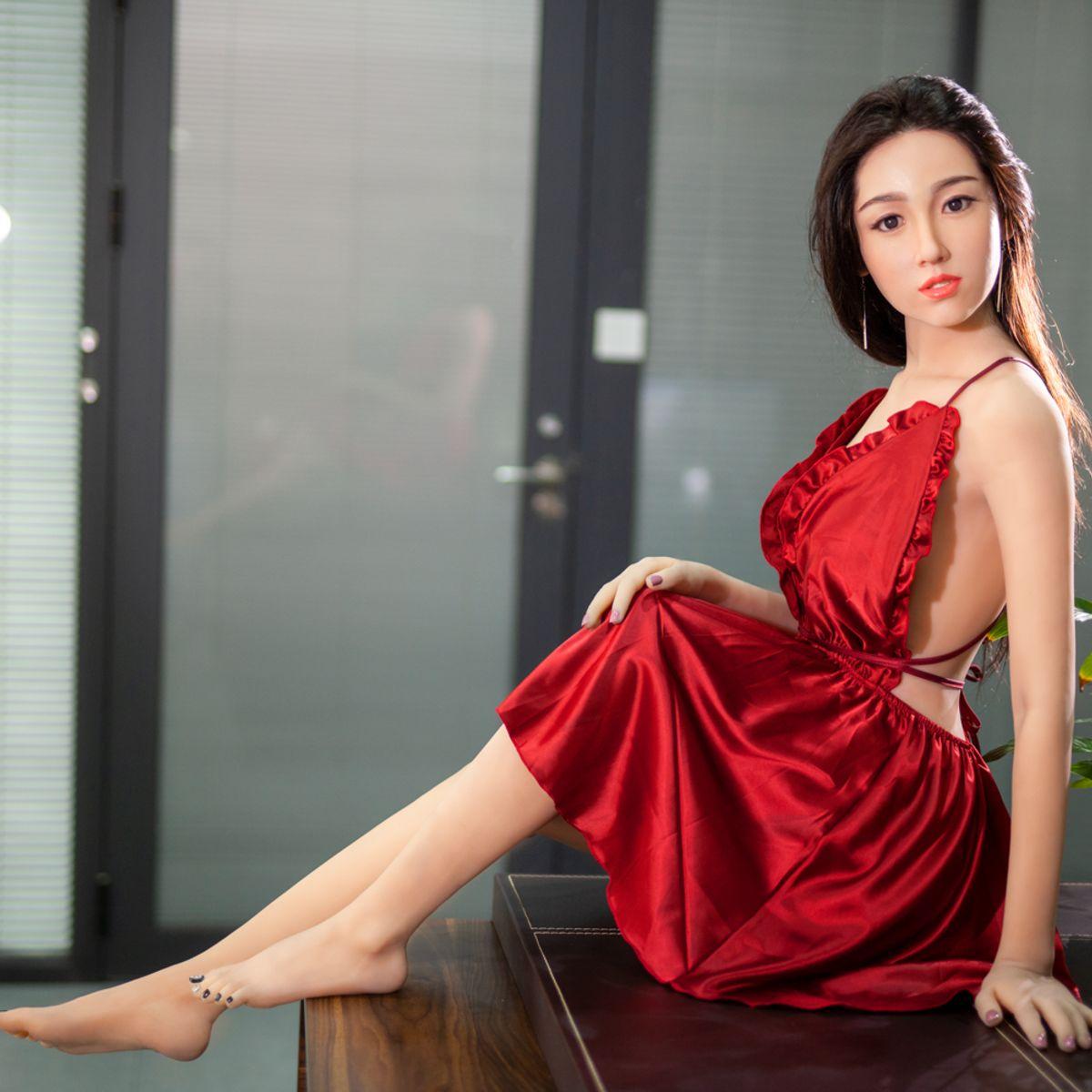 XYDoll - Julia - Poupée de Sexe Hybride en TPE Silicone - 170cm - Gel Sein - Naturel