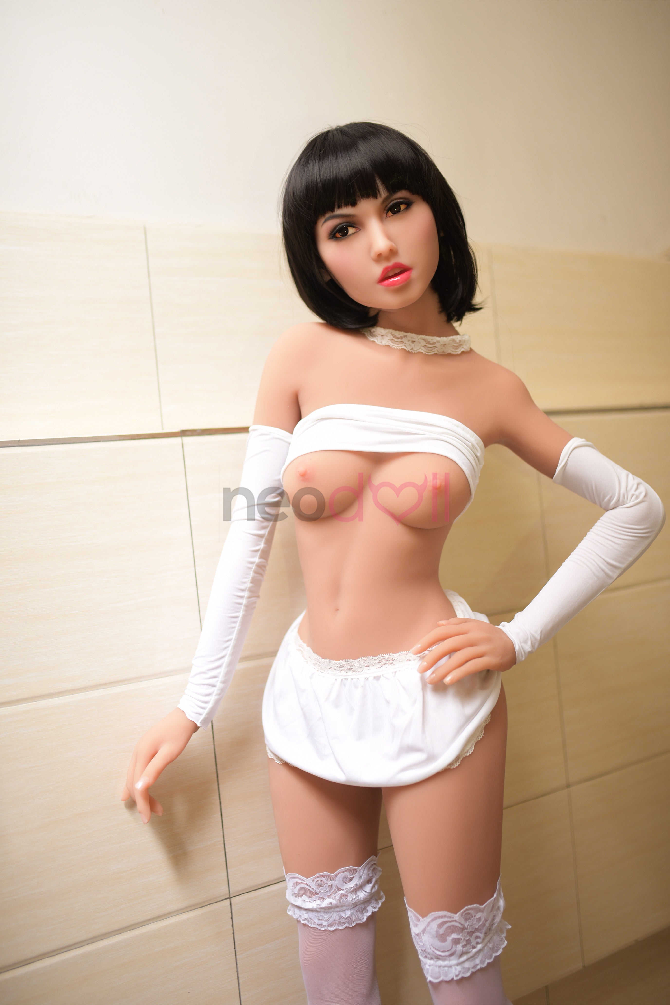 Neodoll Allure Melanie - Poupée de Sexe Réaliste - 158cm - Bronzer
