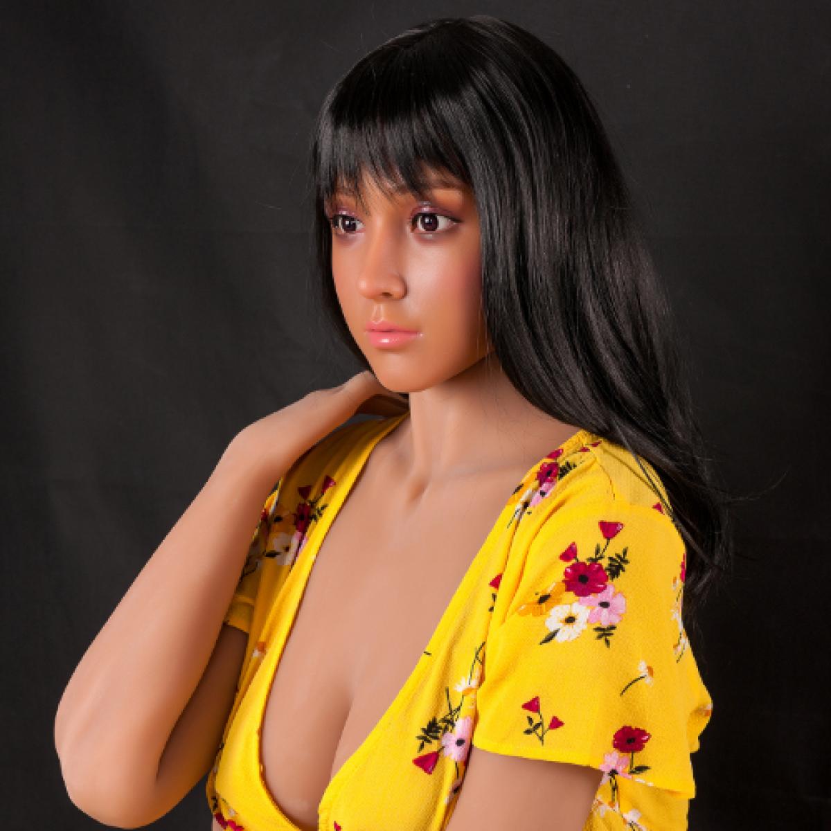 XYDoll - Xia - Poupée de Sexe Hybride en TPE Silicone - 170cm - Gel Sein - Bronzer
