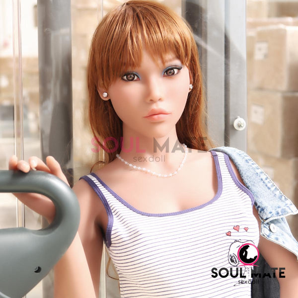 SoulMate - Gracie - Poupée de Sexe Réaliste - 148cm - Brun Clair