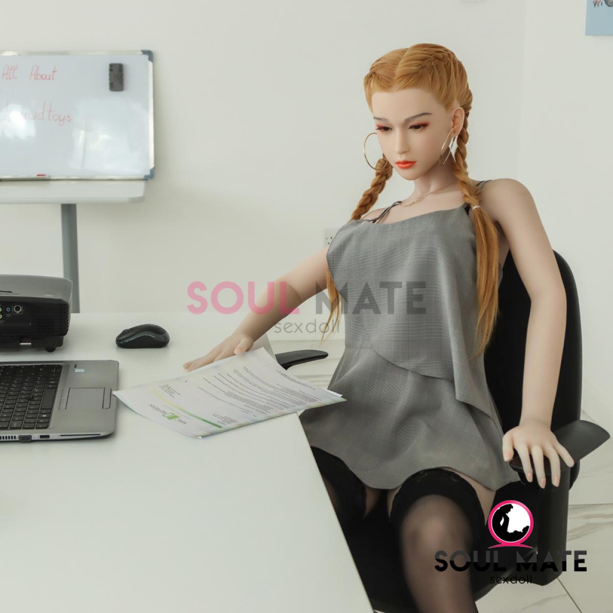 SoulMate - Silicone Daniela - Poupée de Sexe Hybride en TPE Silicone - 170cm - Blanche