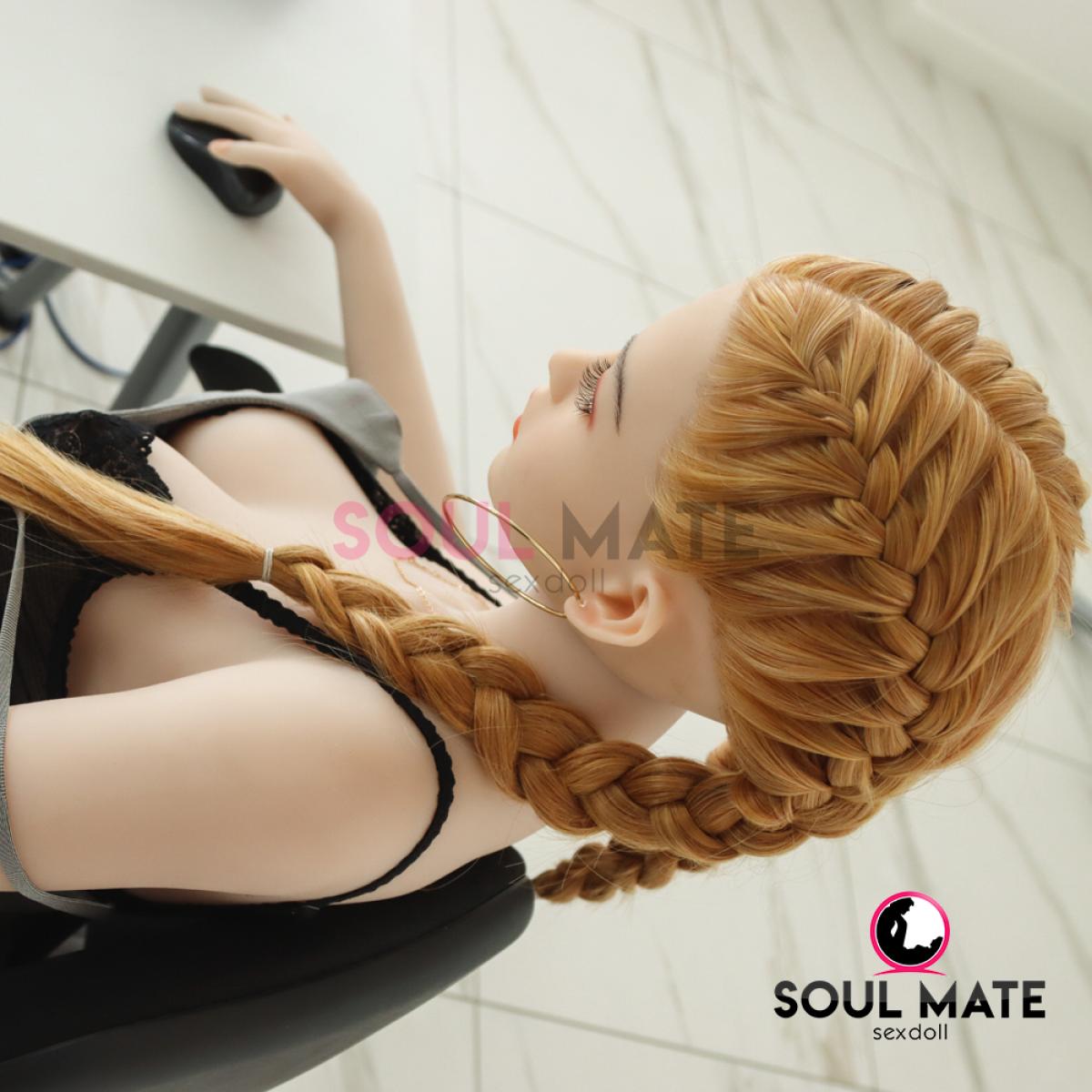 SoulMate - Daniela - Poupée de Sexe Hybride en TPE Silicone - 170cm - Blanche