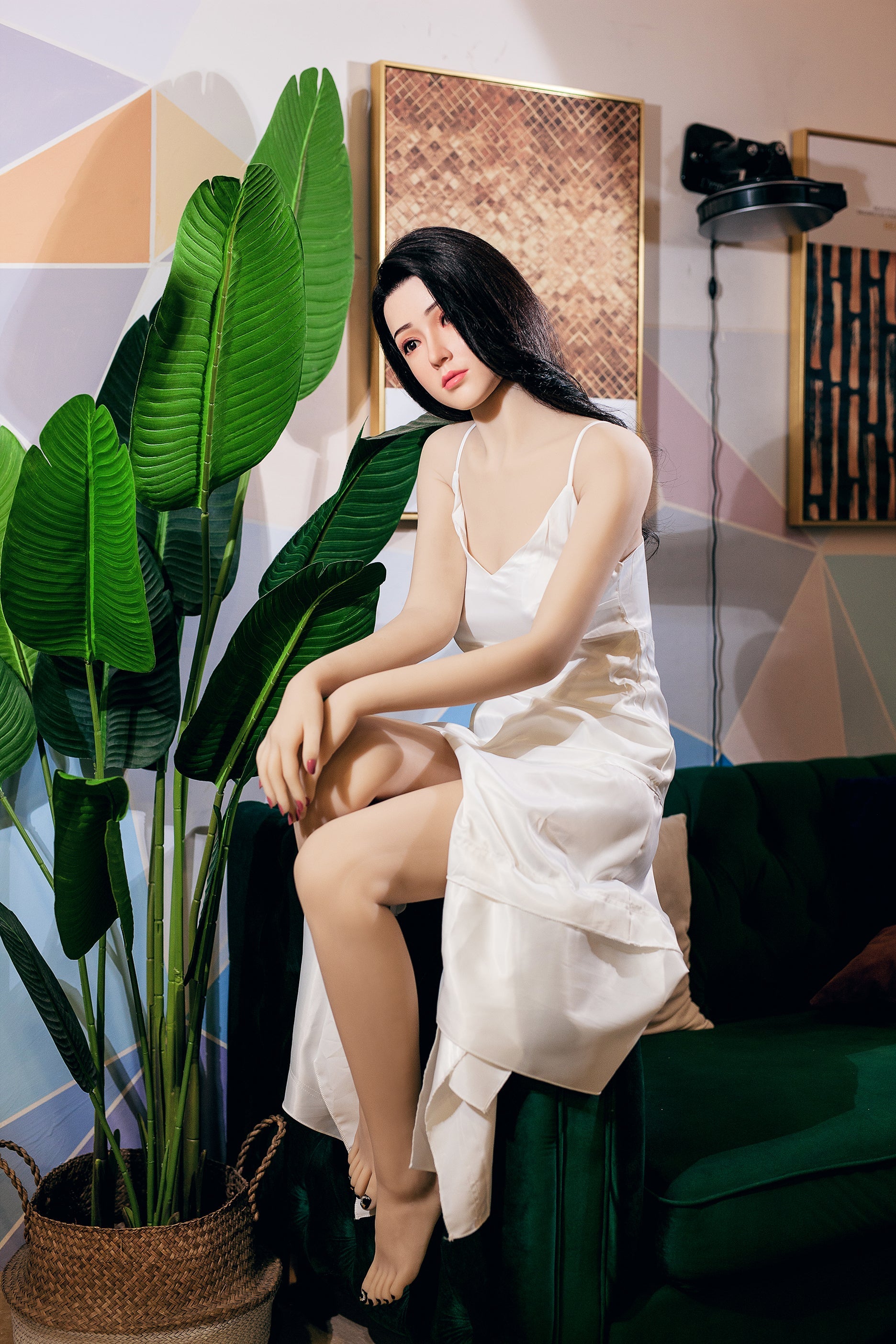 XYDoll - Xia - Poupée de Sexe Hybride en TPE Silicone - 168cm - Cheveux Implémentés - Naturel