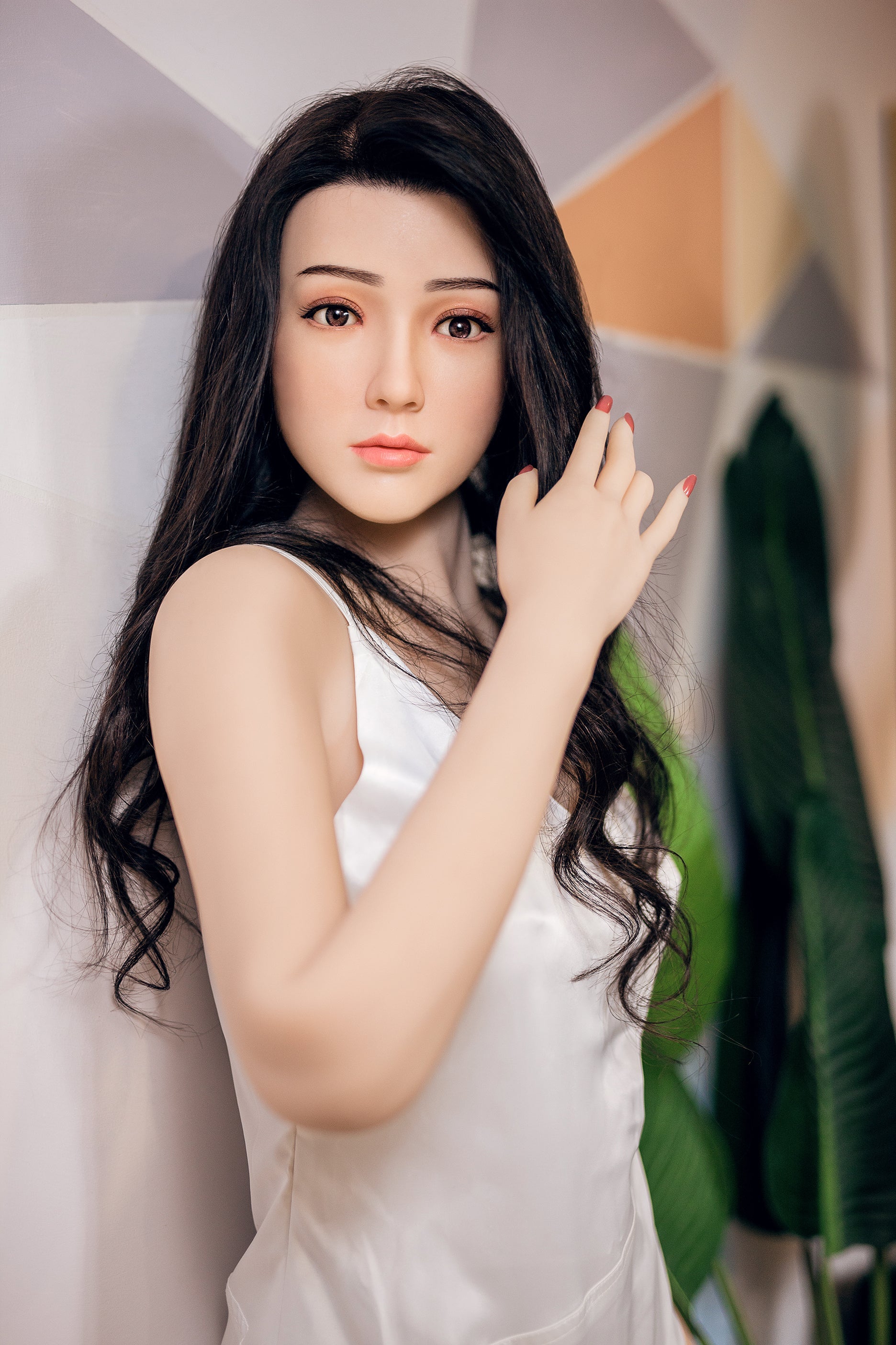 XYDoll - Xia - Poupée de Sexe Hybride en TPE Silicone - 168cm - Cheveux Implémentés - Naturel