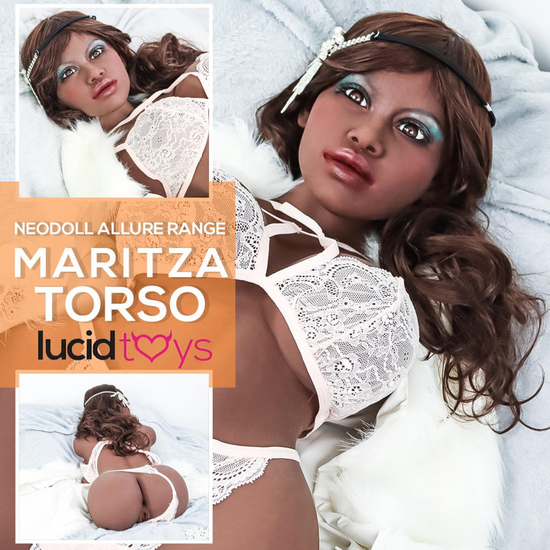 Neodoll Allure Torse de Poupée Sexuelle - Maritza Tête & Torse - Noire video