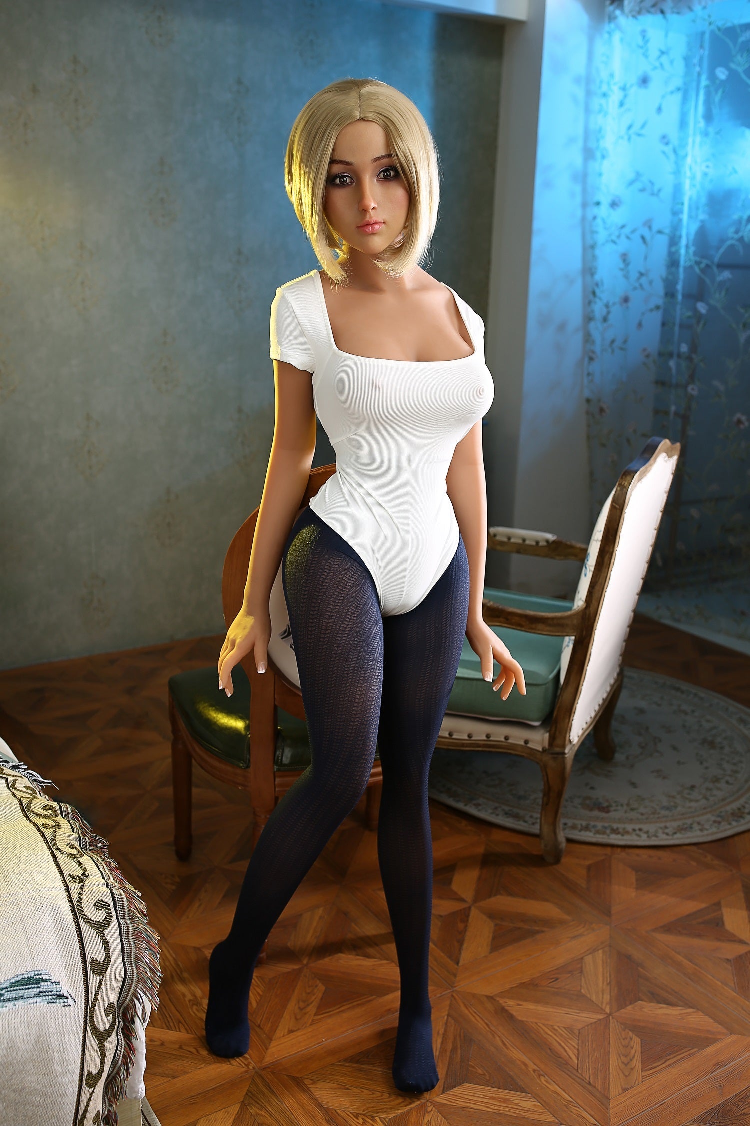 Neodoll Girlfriend Aubrey - Poupée de Sexe Hybride en TPE Silicone - 158cm - Bronzer