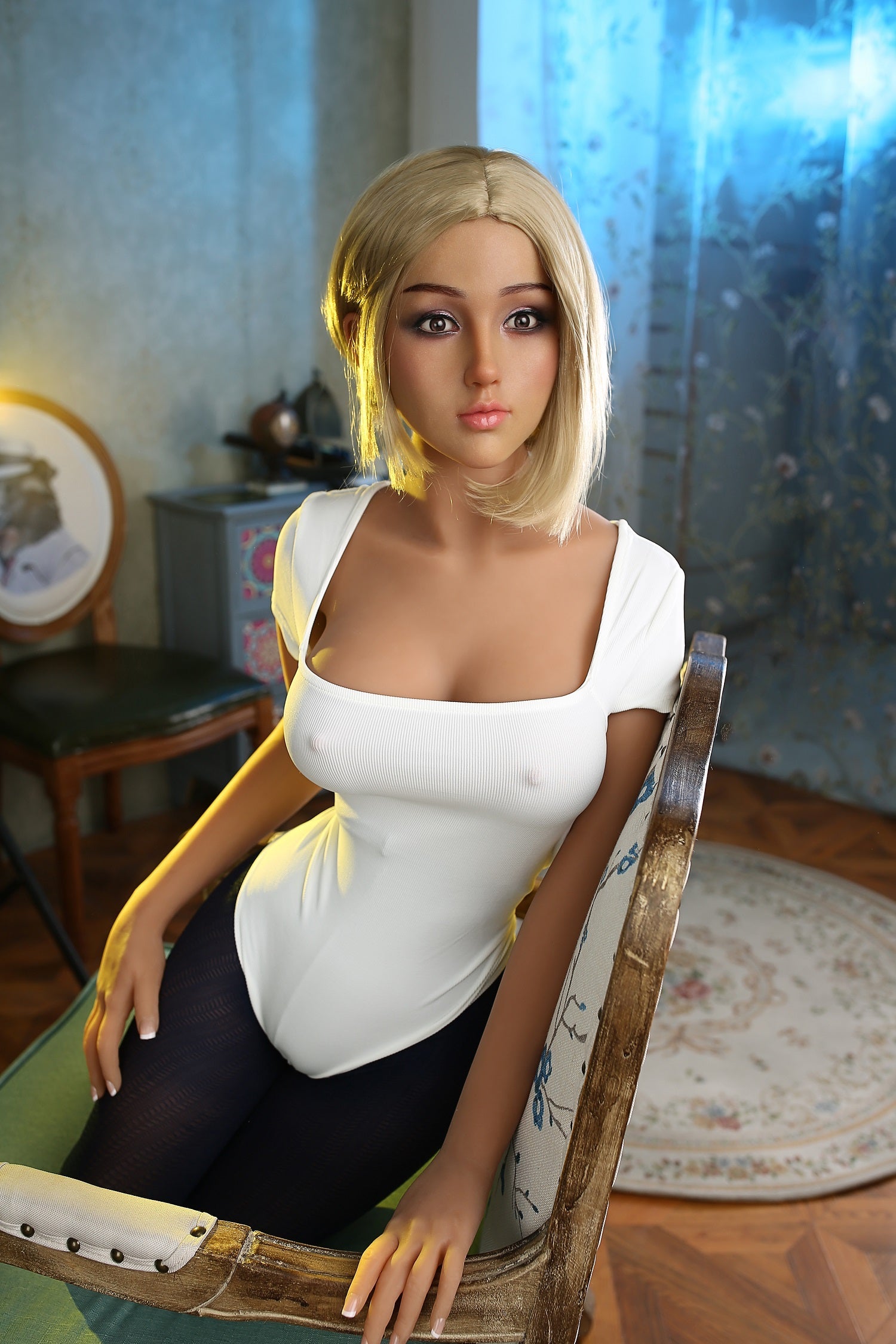 Neodoll Girlfriend Aubrey - Poupée de Sexe Hybride en TPE Silicone - 158cm - Bronzer