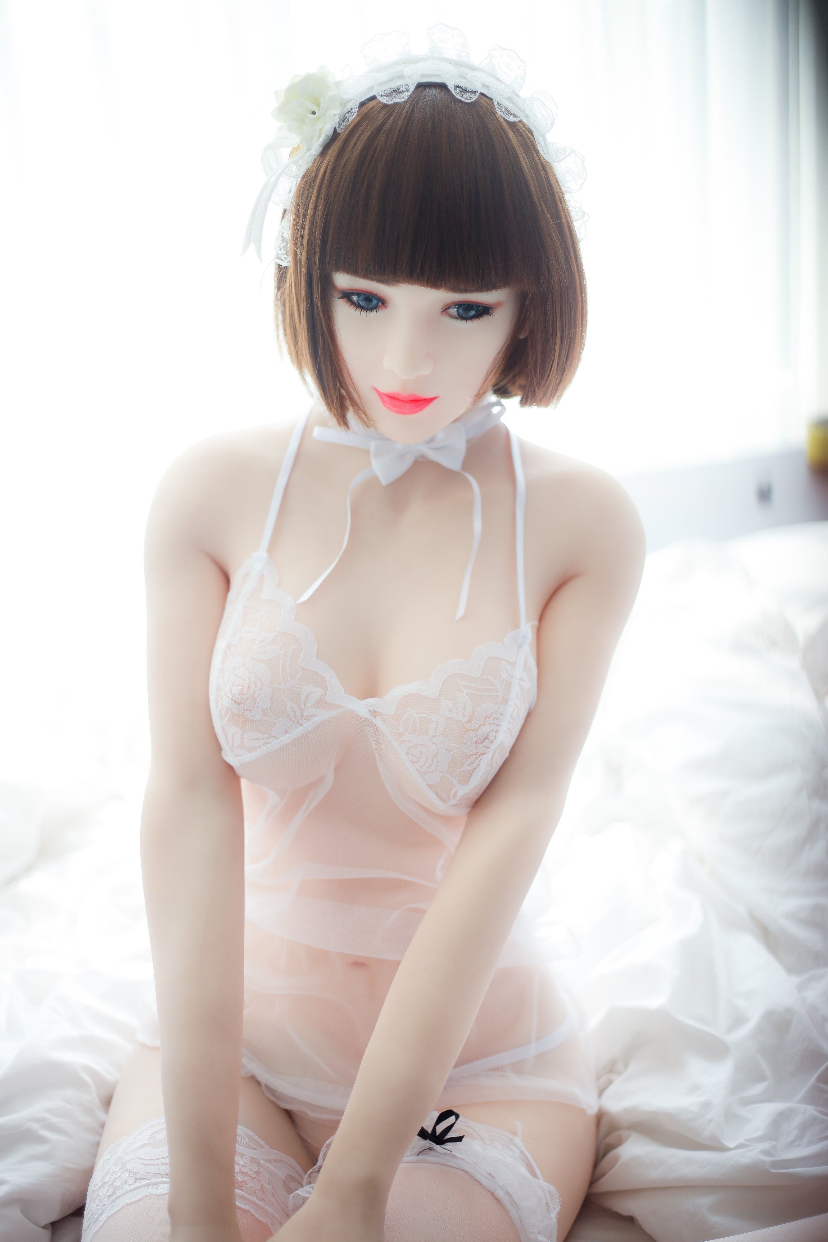 Neodoll Sugar Babe - Kayleigh - Poupée de Sexe Réaliste - 170cm - Gel Sein - Blanche