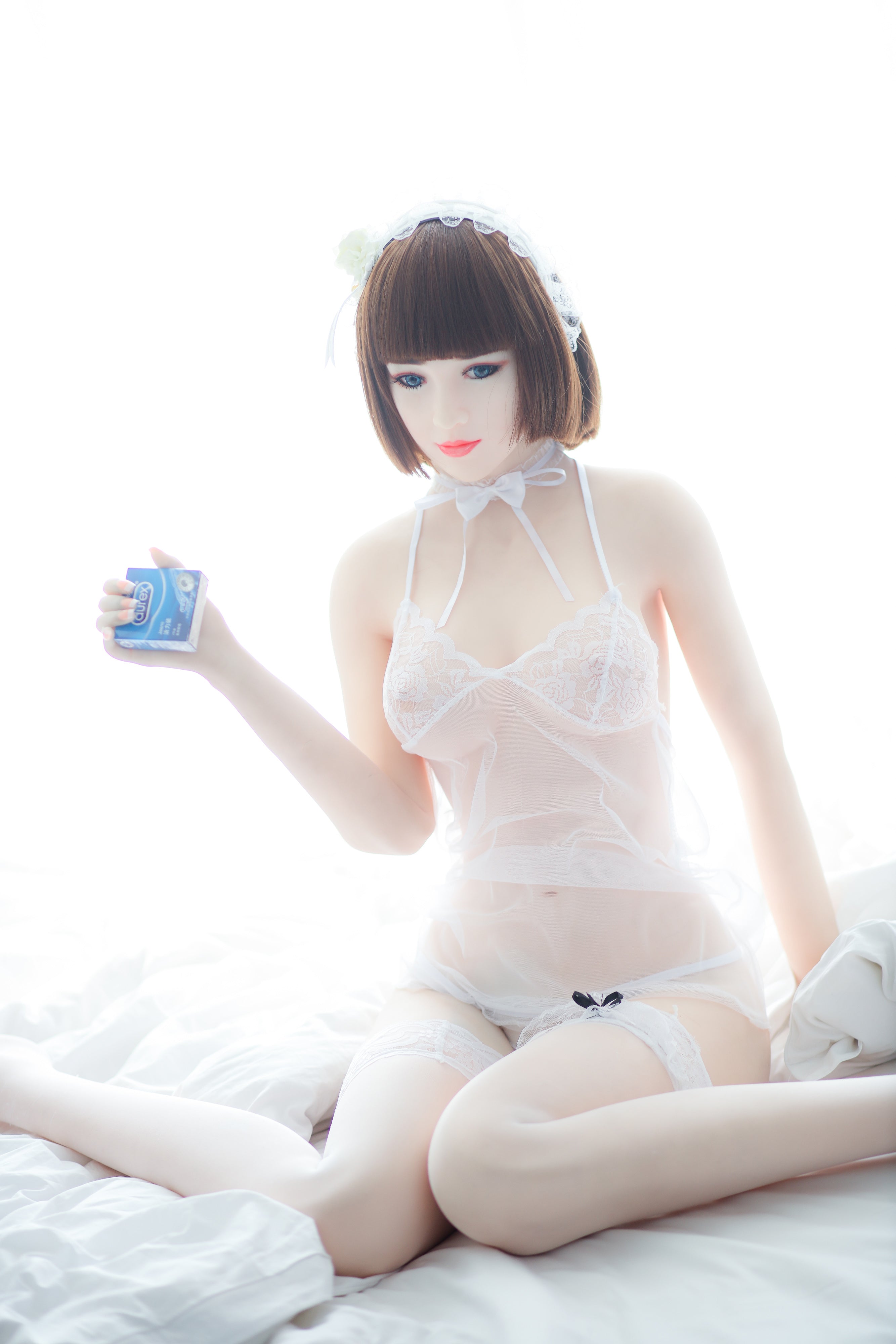 Neodoll Sugar Babe - Kayleigh - Poupée de Sexe Réaliste - 170cm - Gel Sein - Blanche