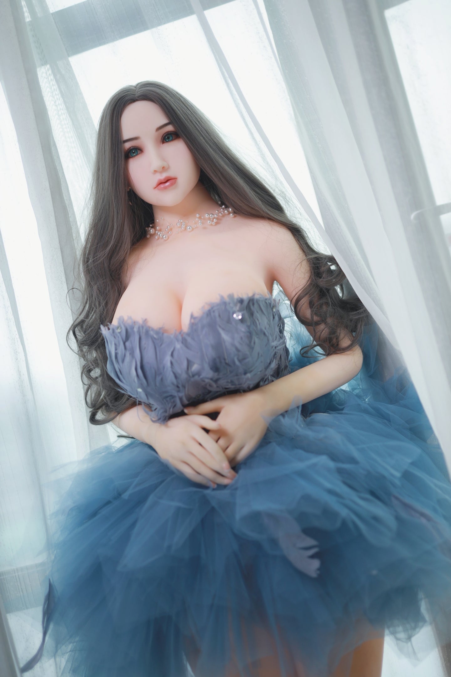 Neodoll Sugar Babe - Celeste - Poupée de Sexe Réaliste - 170cm - Gel Sein - Blanche