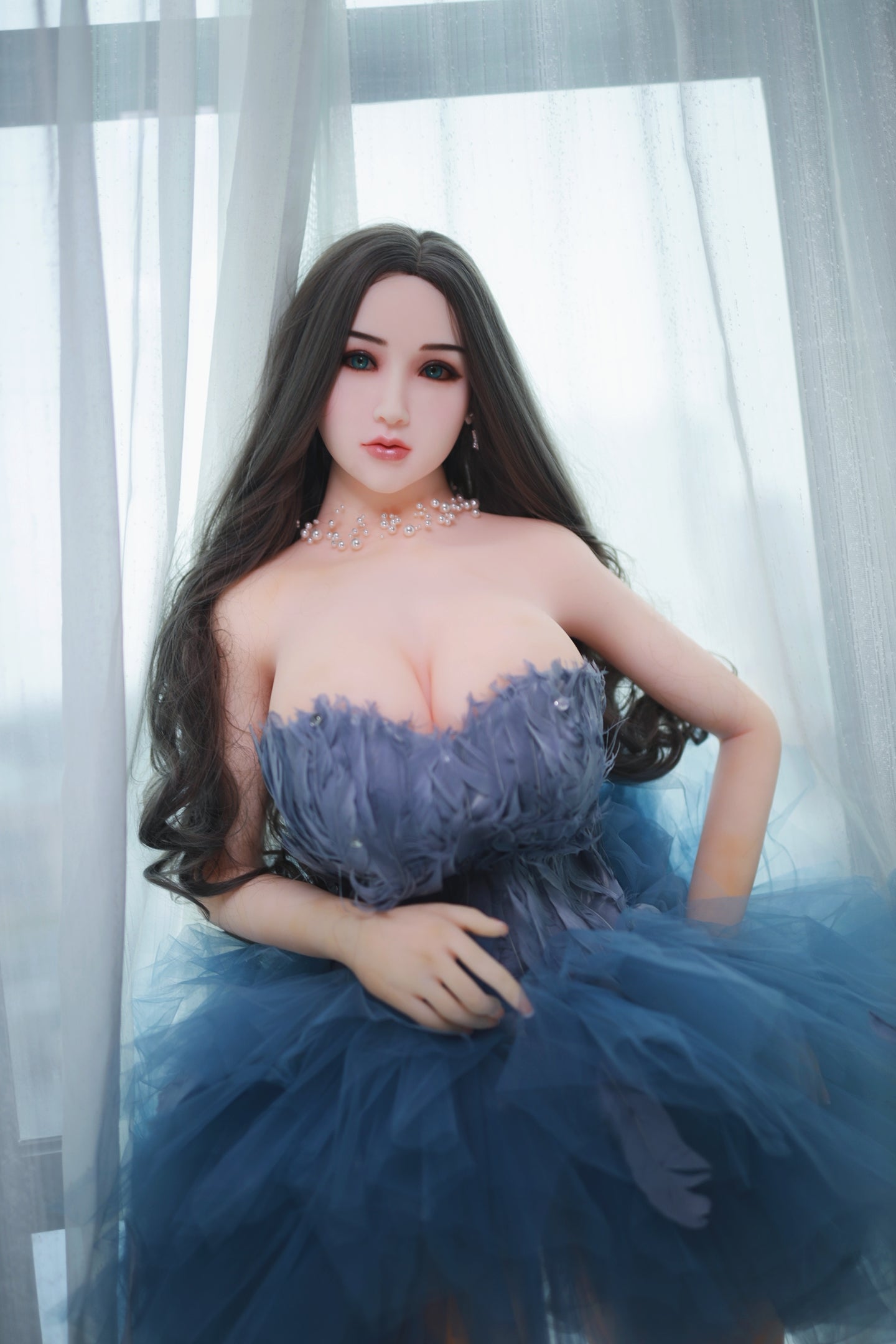 Neodoll Sugar Babe - Celeste - Poupée de Sexe Réaliste - 170cm - Gel Sein - Blanche