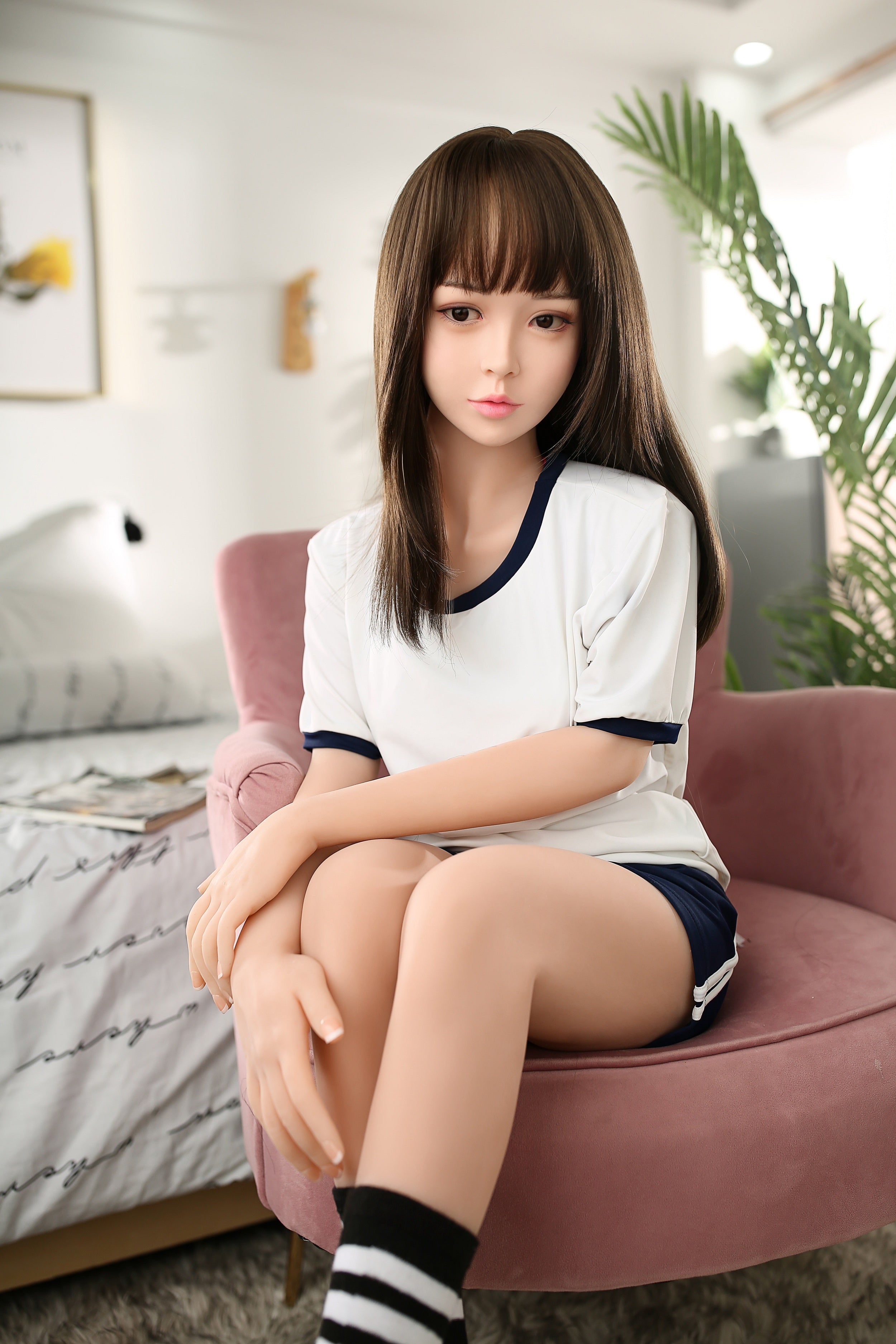 Neodoll Girlfriend Julia - Poupée de Sexe Hybride en TPE Silicone - 148cm - Naturel
