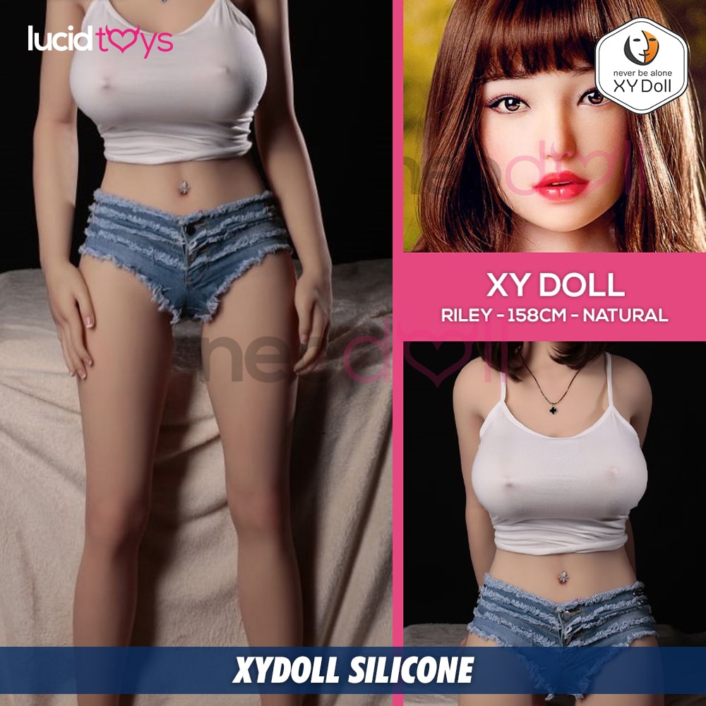 XYDoll - Riley - Poupée de Sexe Hybride en TPE Silicone - 158cm - Gel Sein - Naturel
