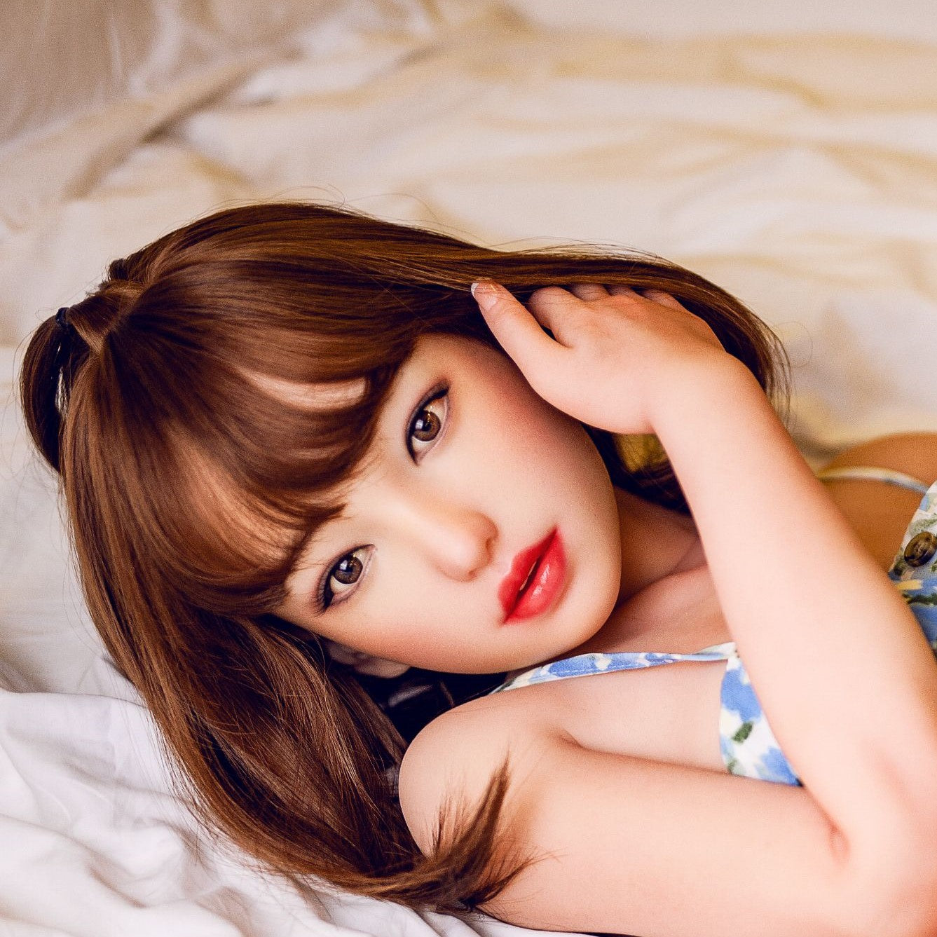 XYDoll - Riley - Poupée de Sexe Hybride en TPE Silicone - 158cm - Gel Sein - Naturel