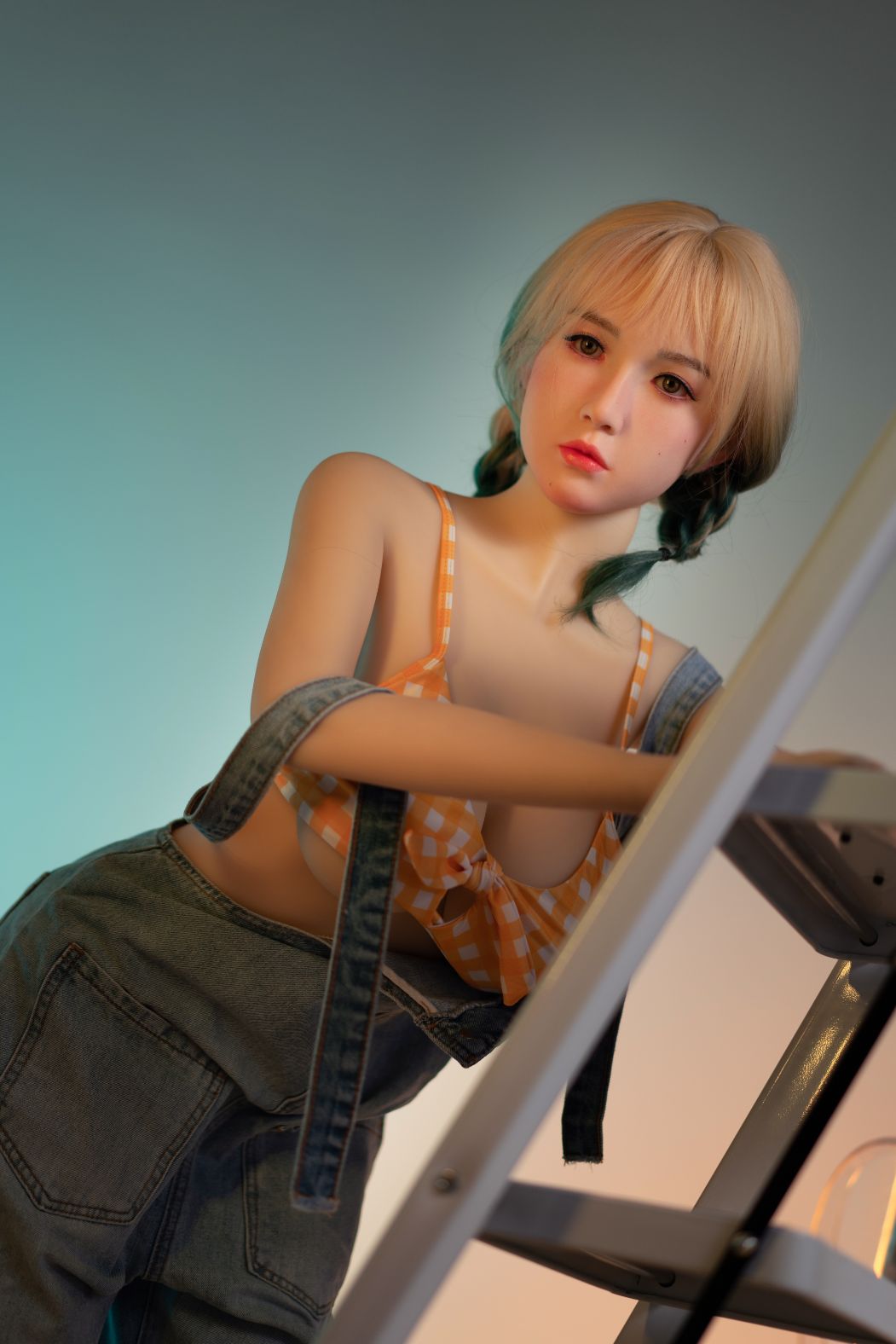 Zelex Doll - Jadyn - Poupée de Sexe Hybride en TPE Silicone - 155cm - Gel Sein - Naturel