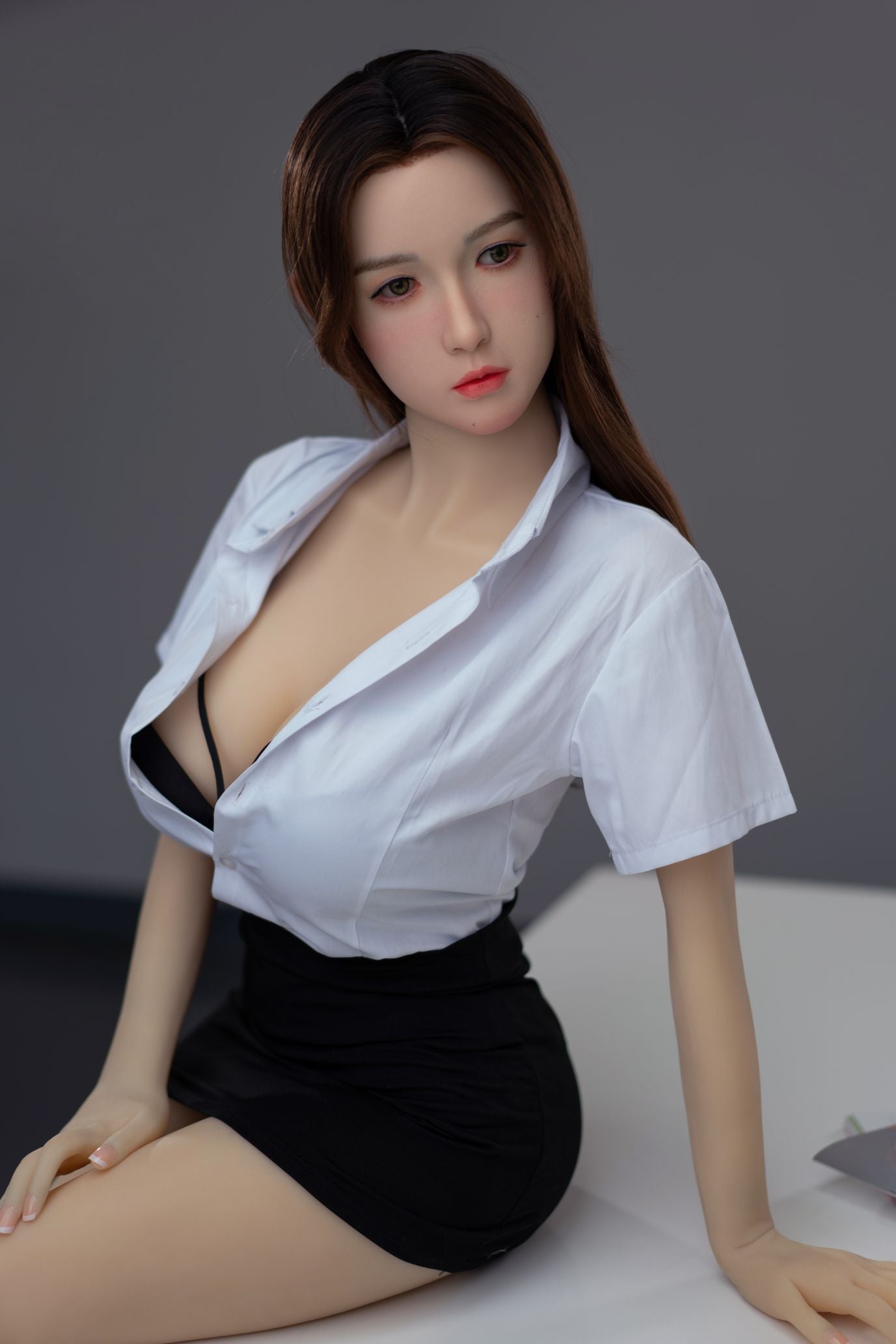 Zelex Doll - Mariyah - Poupée de Sexe Hybride en TPE Silicone - 155cm - Gel Sein - Naturel