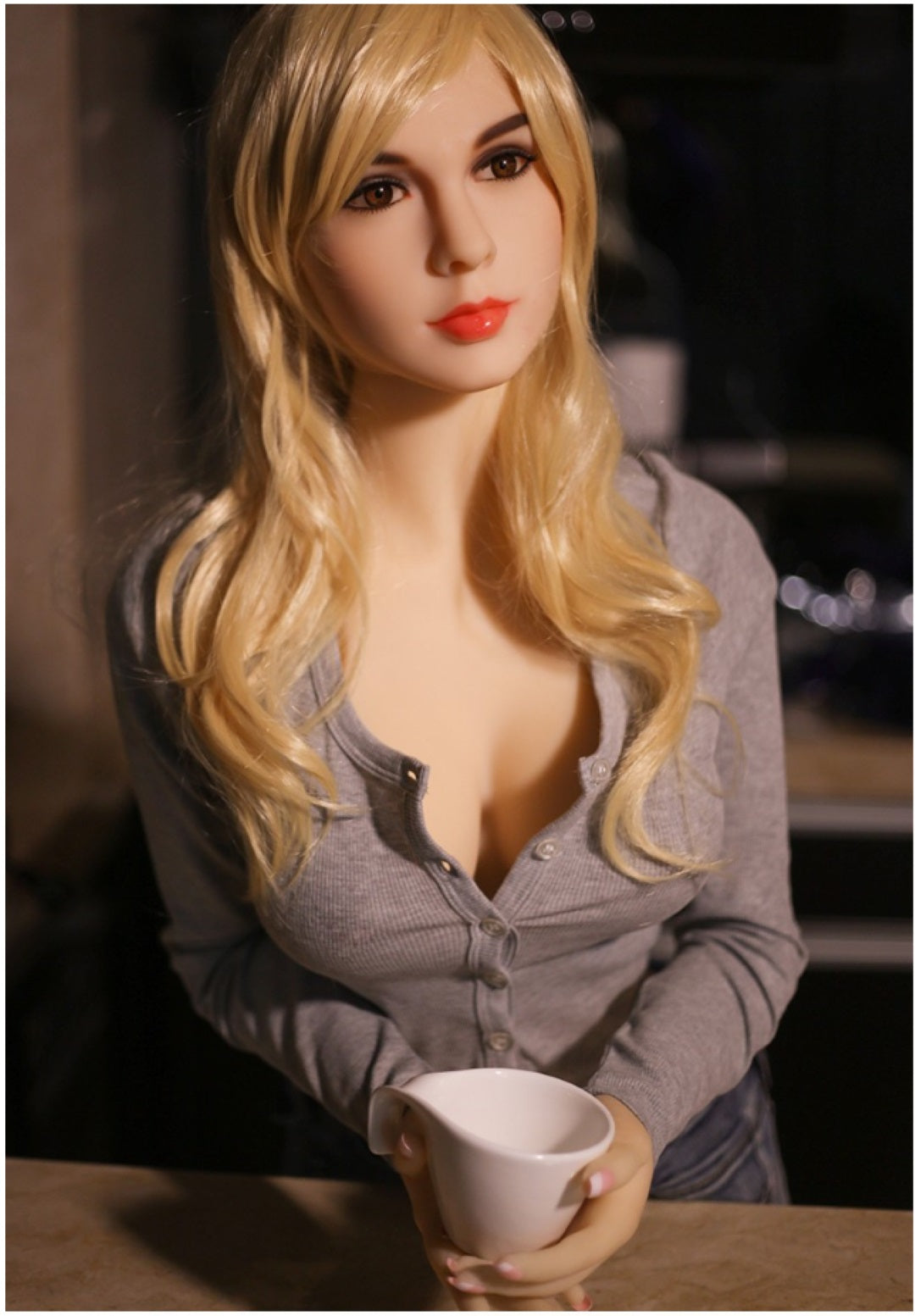 Neodoll Girlfriend Layla - Poupée de Sexe Réaliste - 158cm - Gel Sein - Bronzer