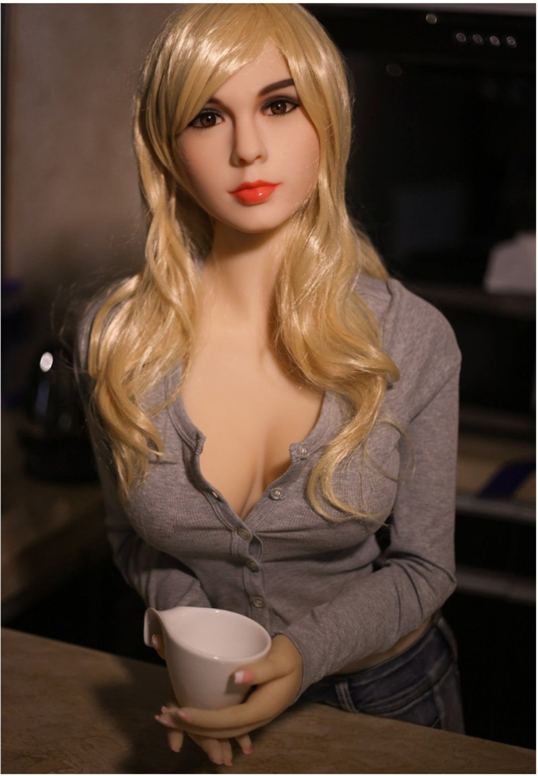 Neodoll Girlfriend Layla - Poupée de Sexe Réaliste - 158cm - Gel Sein - Bronzer