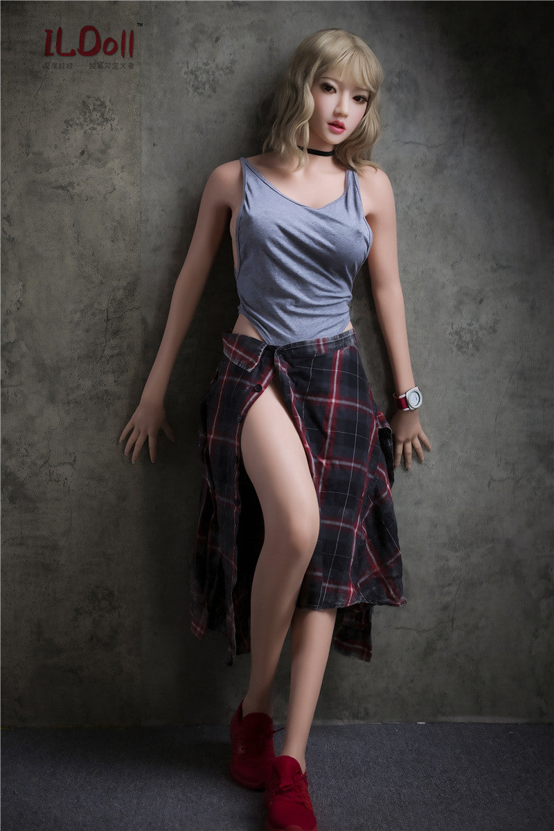 IL Doll - Amora - Poupée de Sexe Hybride en TPE Silicone - 160cm - Gel Sein - Naturel