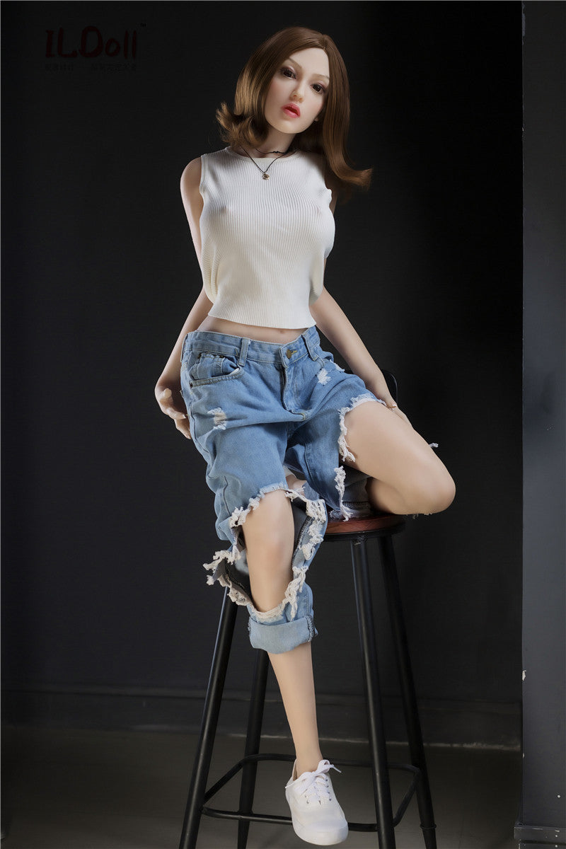 IL Doll - Ashlynn - Poupée de Sexe Hybride en TPE Silicone - 150cm - Gel Sein - Naturel