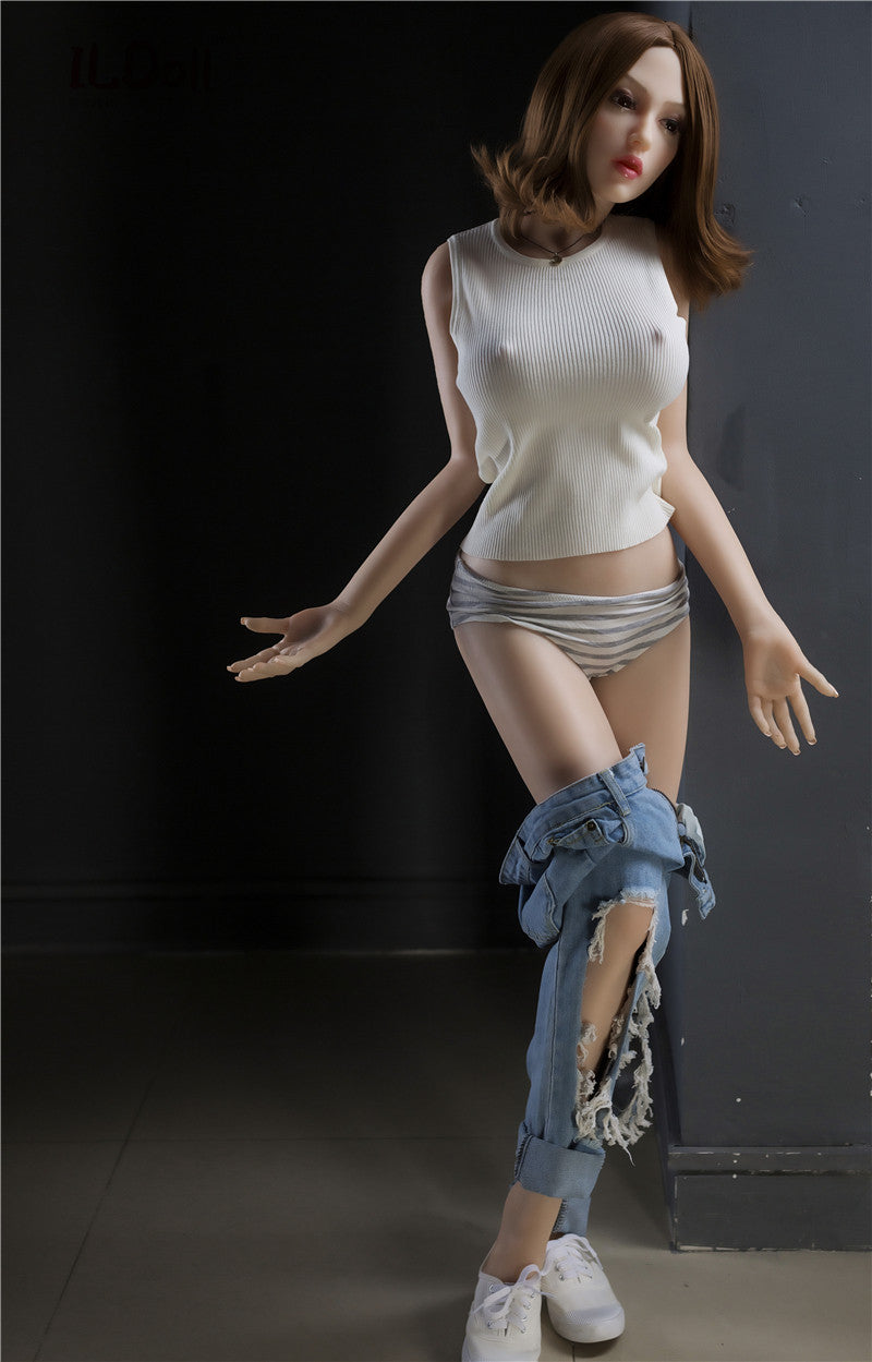IL Doll - Ashlynn - Poupée de Sexe Hybride en TPE Silicone - 150cm - Gel Sein - Naturel
